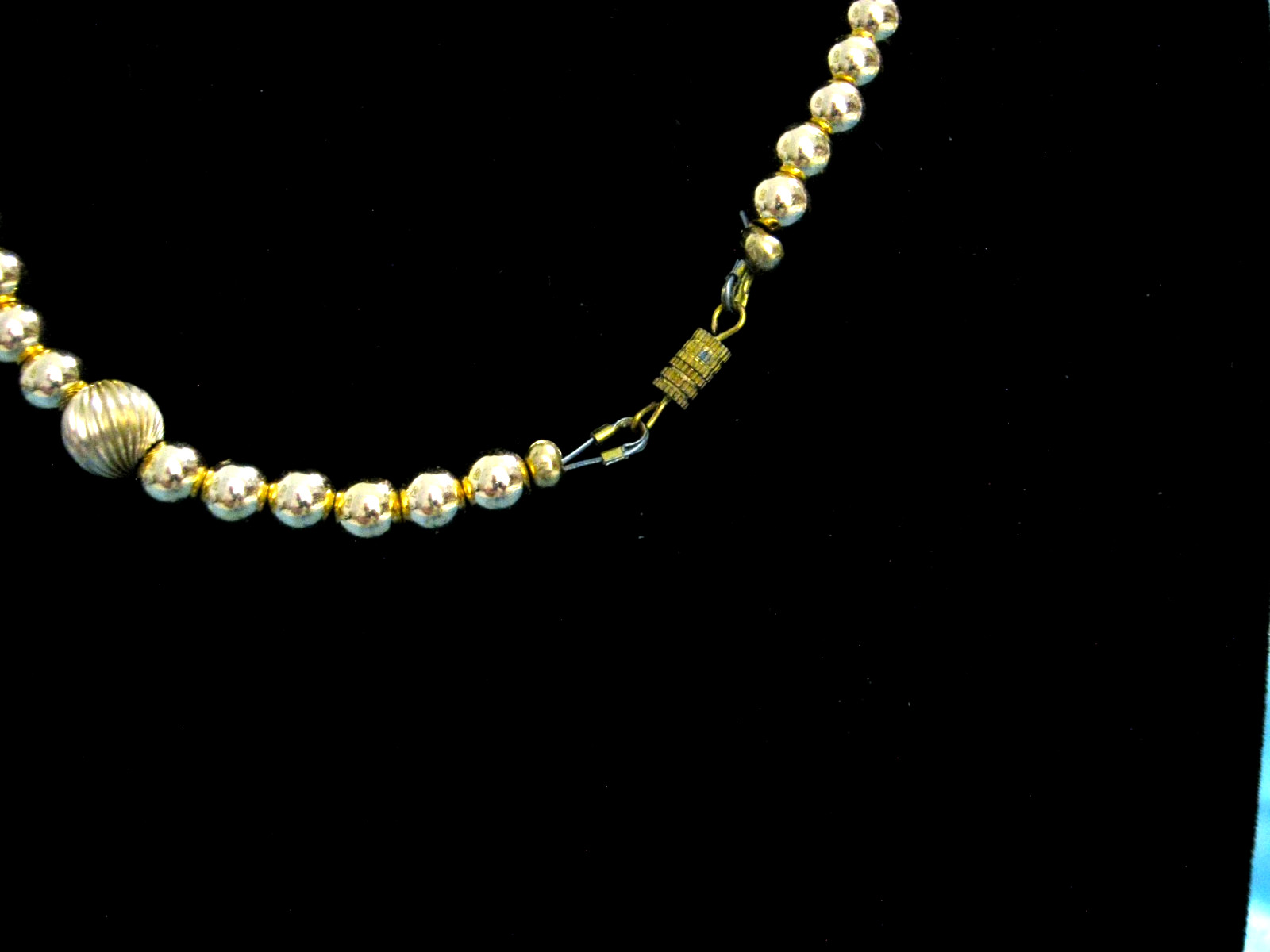 Gold Plated Bead Necklace N209