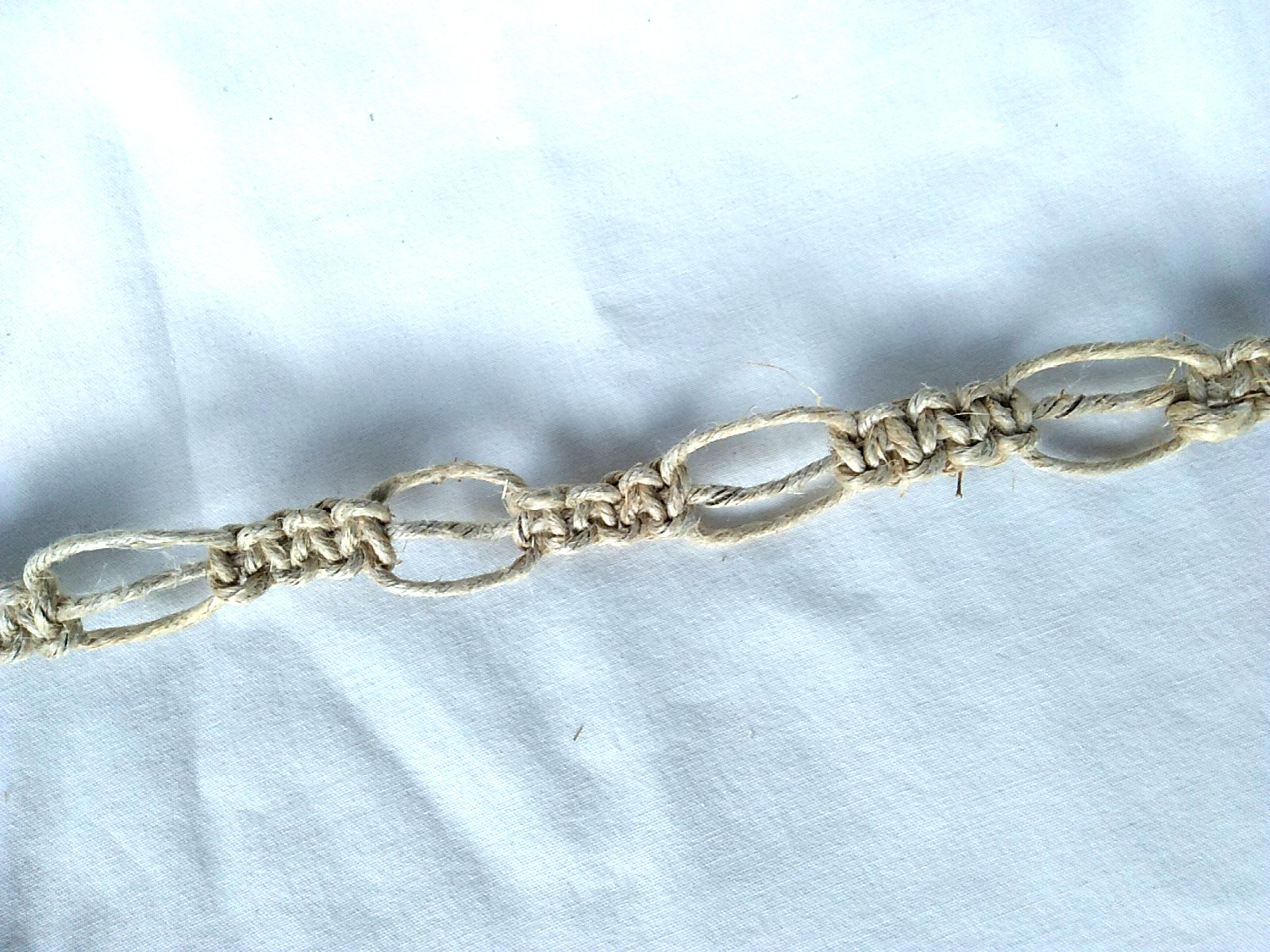 HEMP SURFER BOHO NECKLACE 26″ Unisex Macrame Hippie USA Seller New