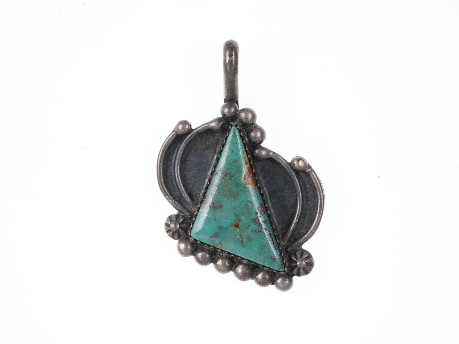 40’s-50’s Navajo sterling/turquoise pendant