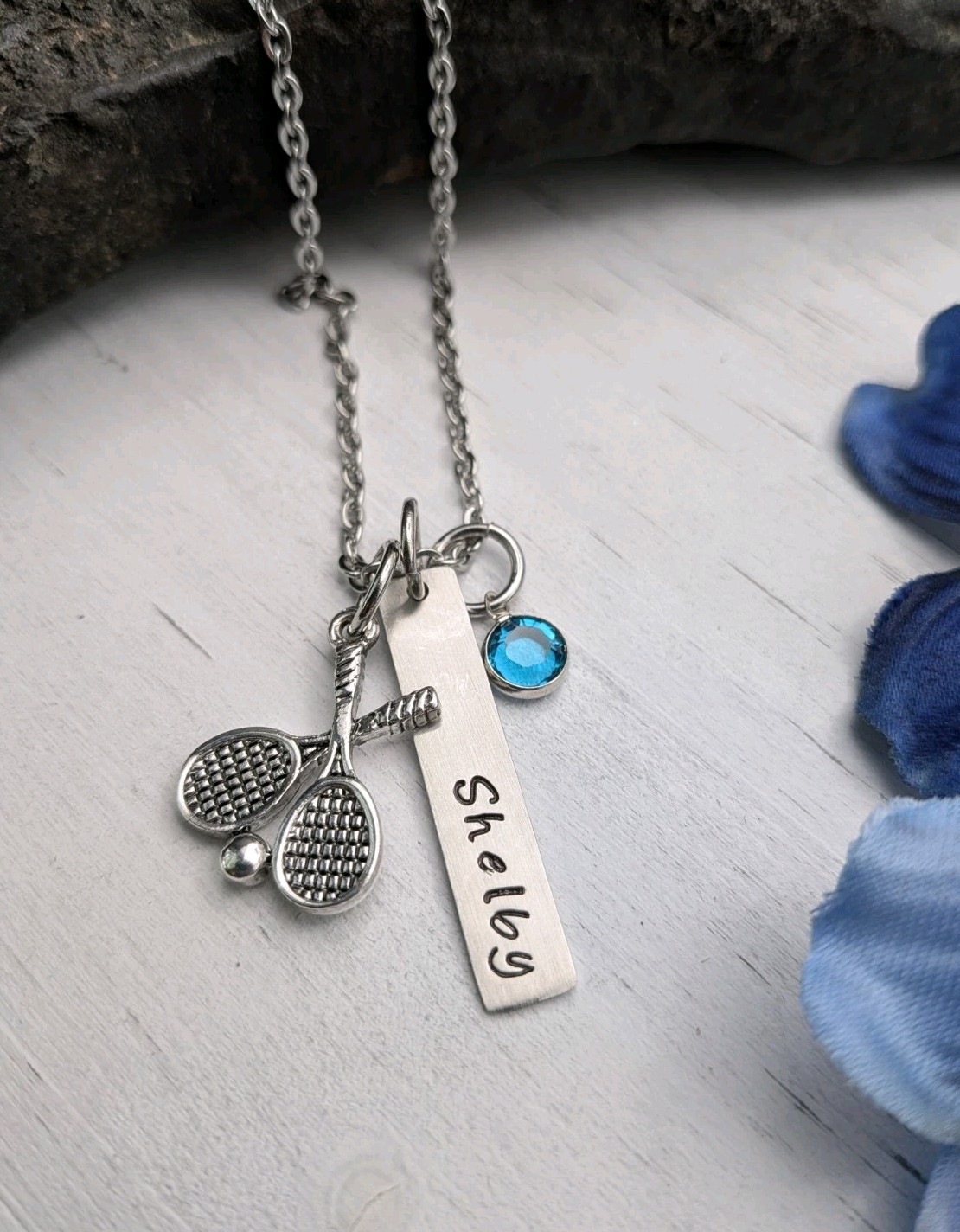 Tennis Necklace, Girls Tennis Gift, Custom Jewelry