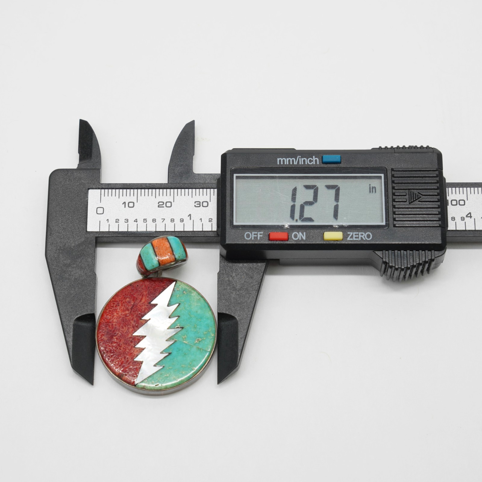 David Freeland Jr Pendant Grateful Dead 13 Point Lightning Bolt Sterling Silver