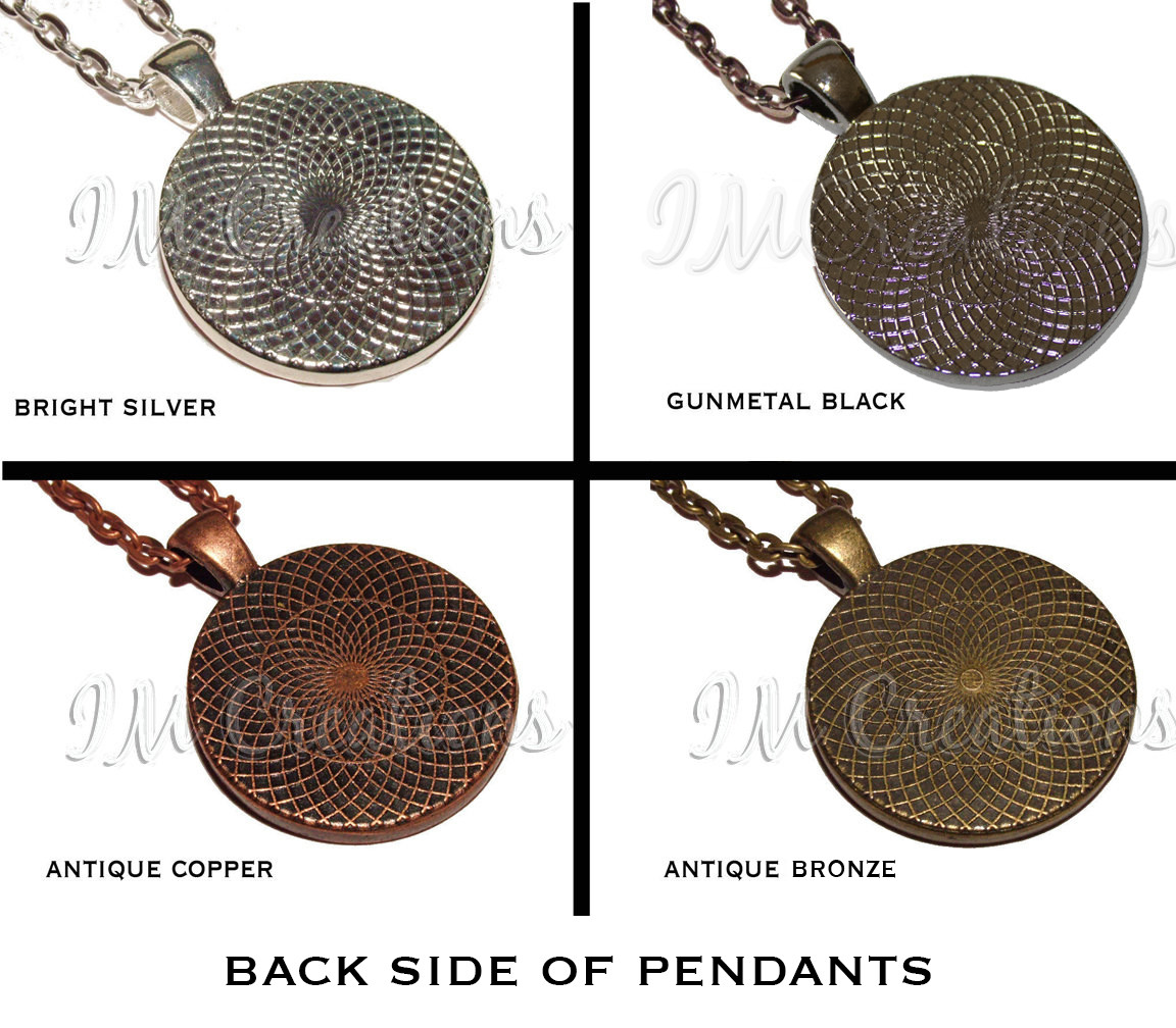 CHINESE ZODIAC 2025 The Year of the Snake Handmade ROUND Glass Pendant Necklace