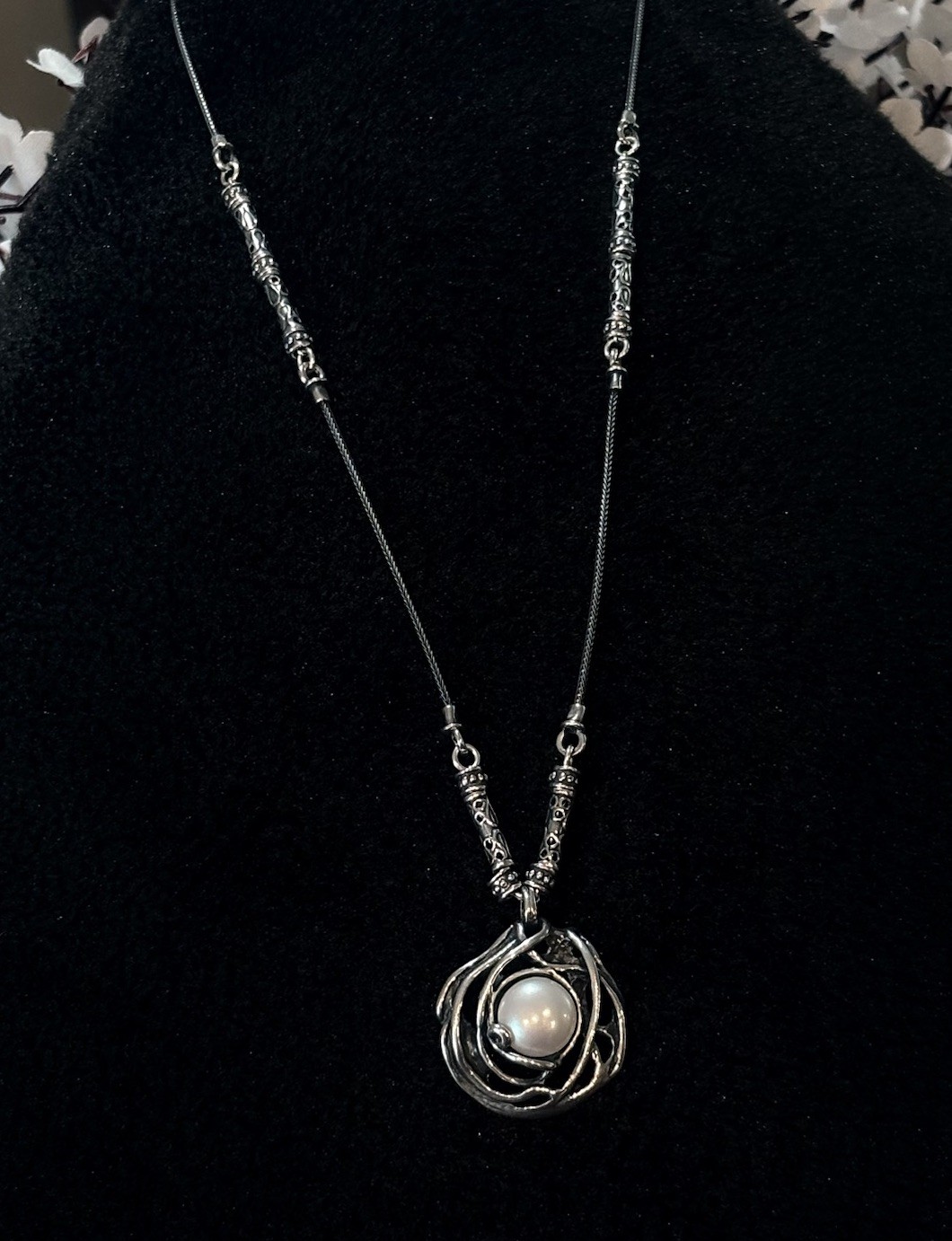 Israel 925 Sterling Silver Artisan “Or Paz” Necklace Great Mothers Day Gift