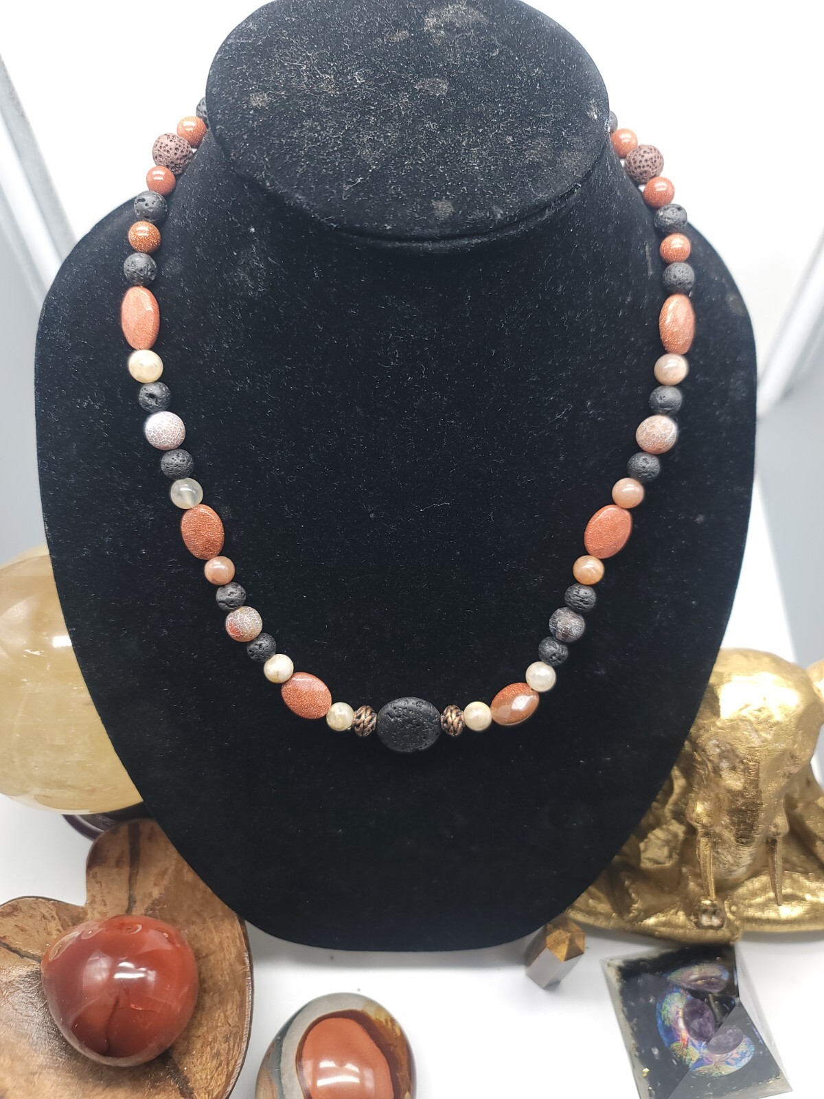 HUGE SALE 🔥Handmade chakra diffuser multistone beaded Necklace