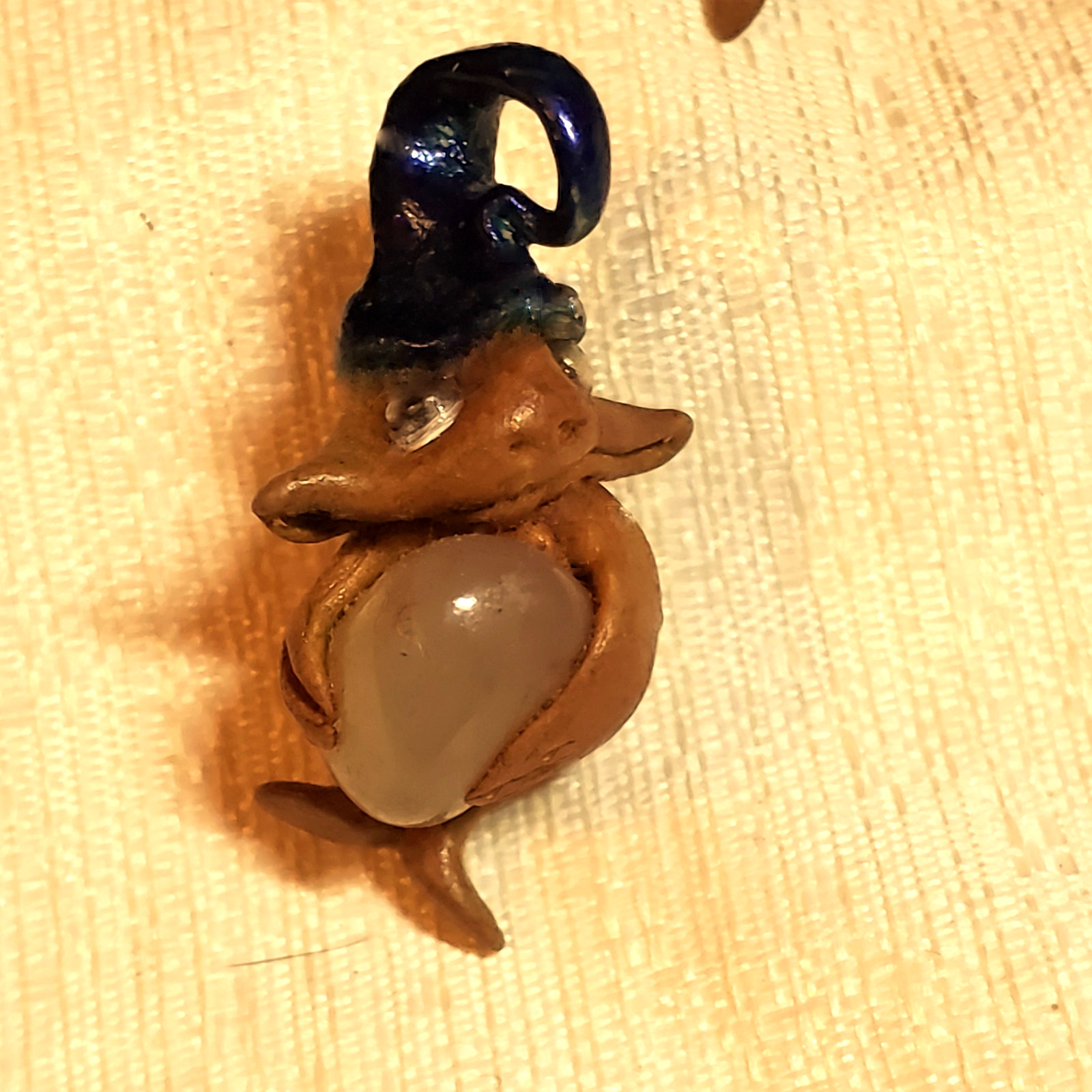 Genuine Whimsical Creature Clay Figurine Pendant – Keverick