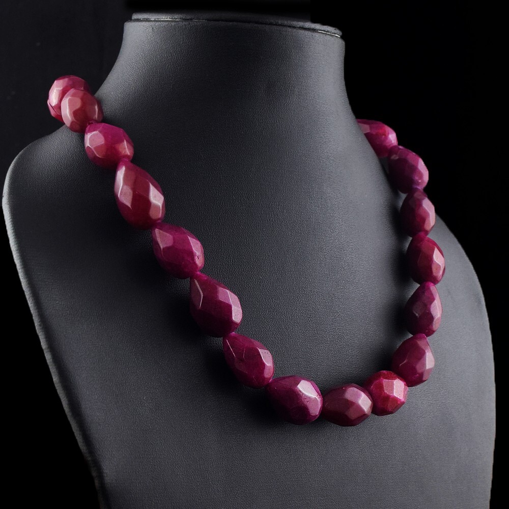 Amazing Red Ruby Amazing Cut 639.00 Cts Necklace Beautiful Jewelery VK 32 E595