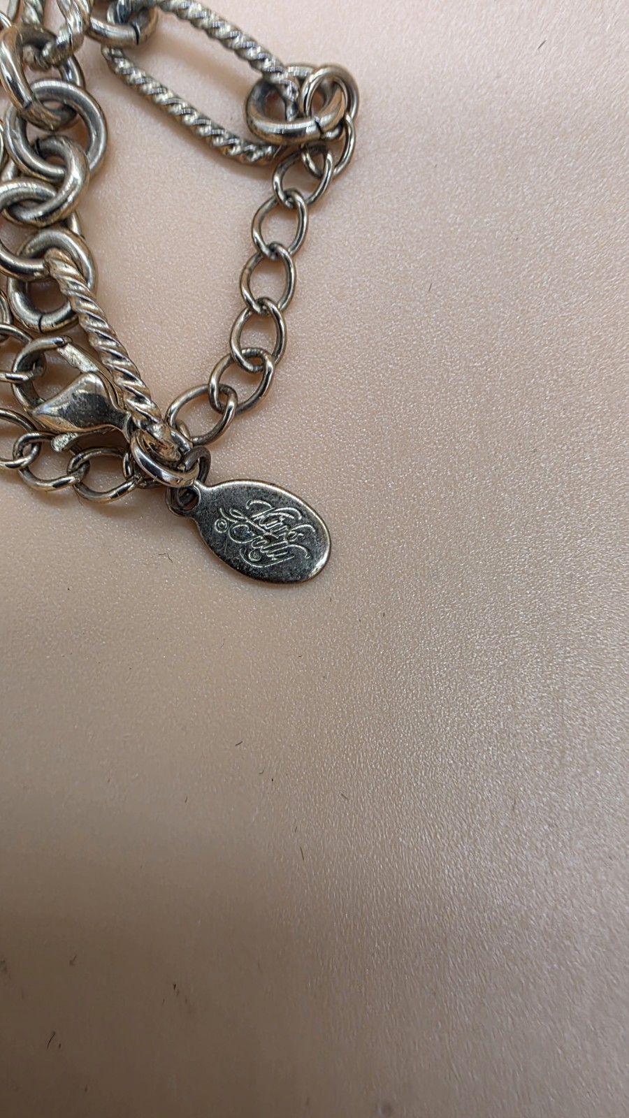Kirk’s Folly Crystal & Gold Tone Smiling Moon face Pendant With Chain