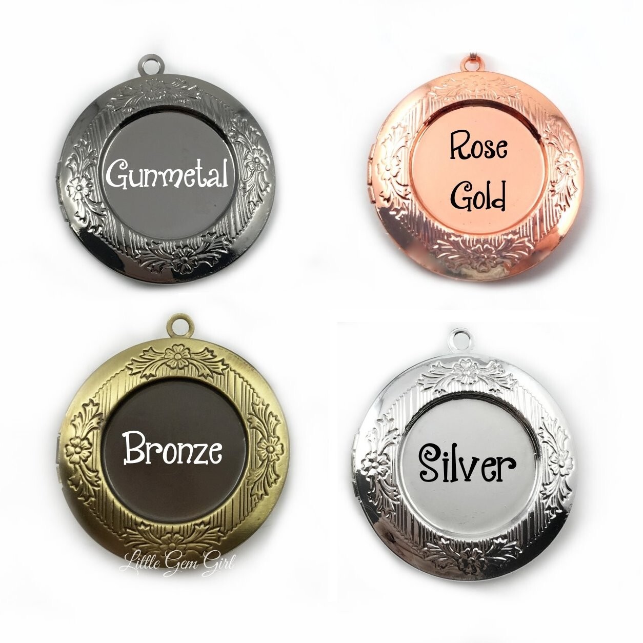 Custom Glowing Galaxy Space Locket, 32mm Round Photo Pendant Necklace