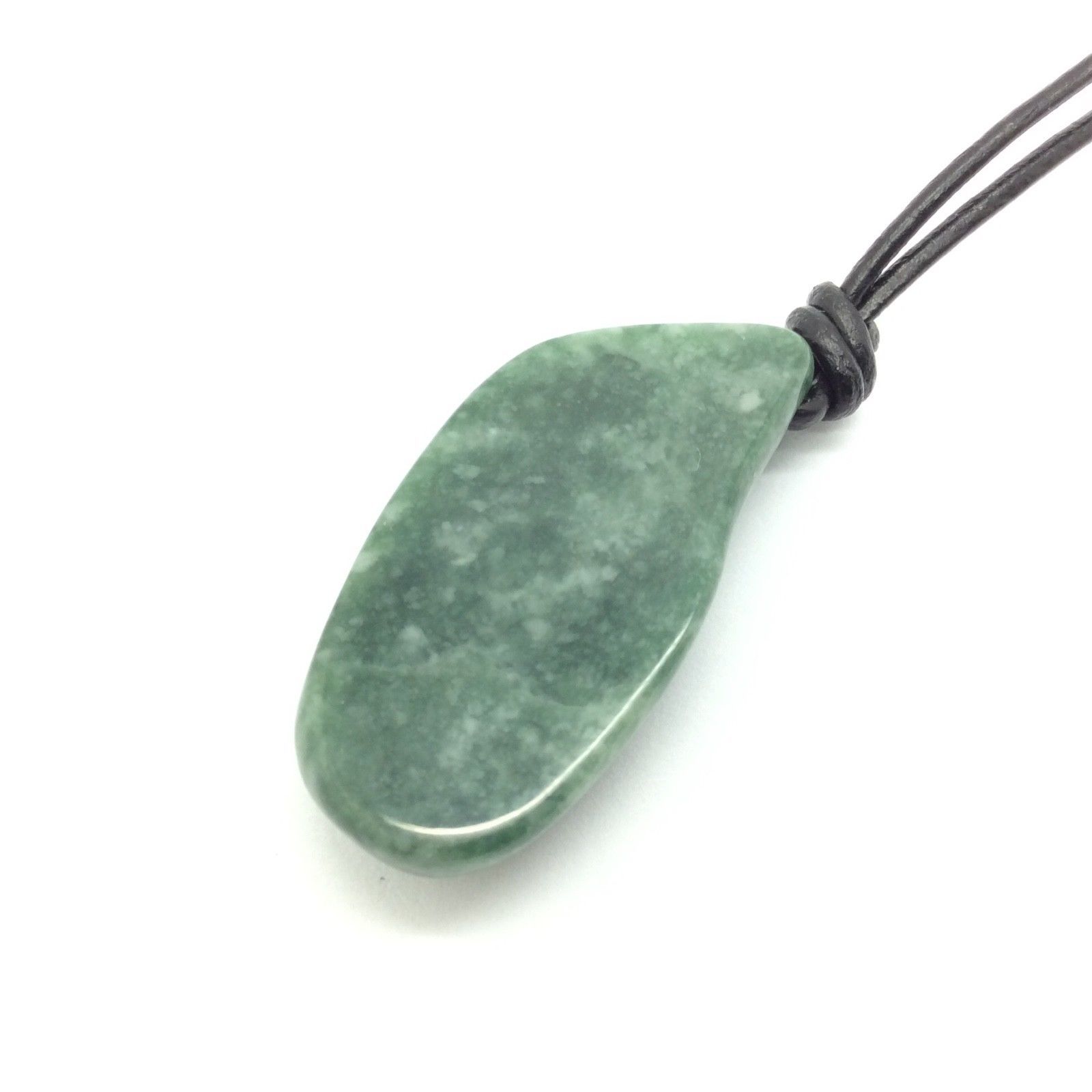 Guatemalan Jade Pendant Green Jadeite Jade Stone Slice Necklace Guatemala #43