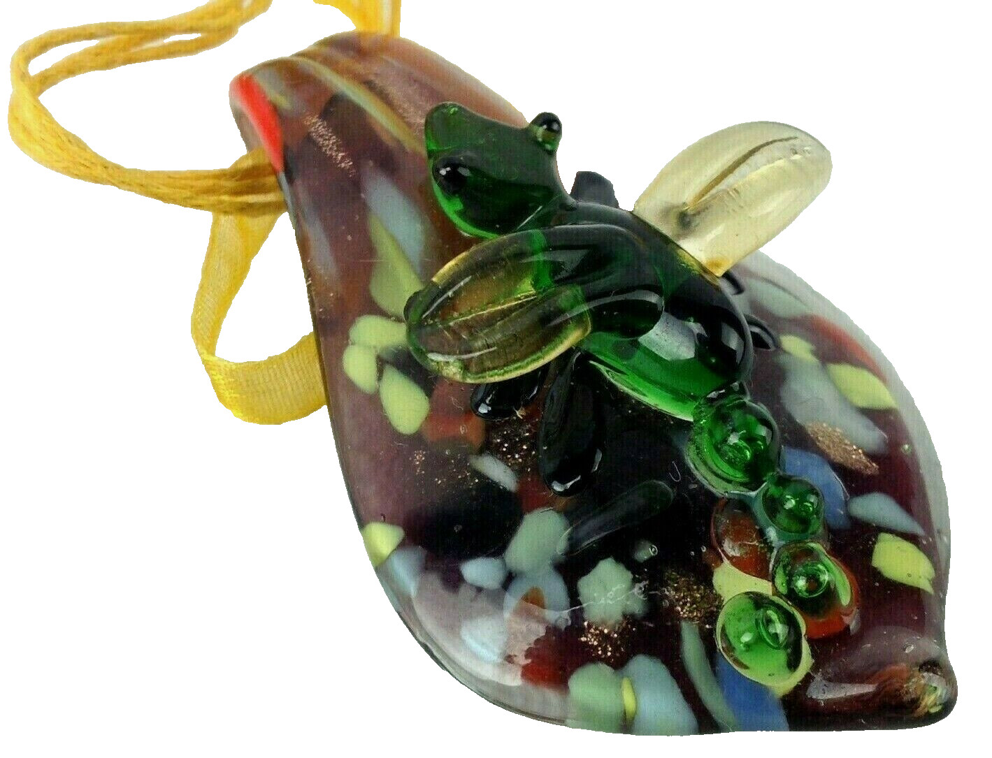 New Blown Glass INSECT BUG Pendant Necklace ornament 8938