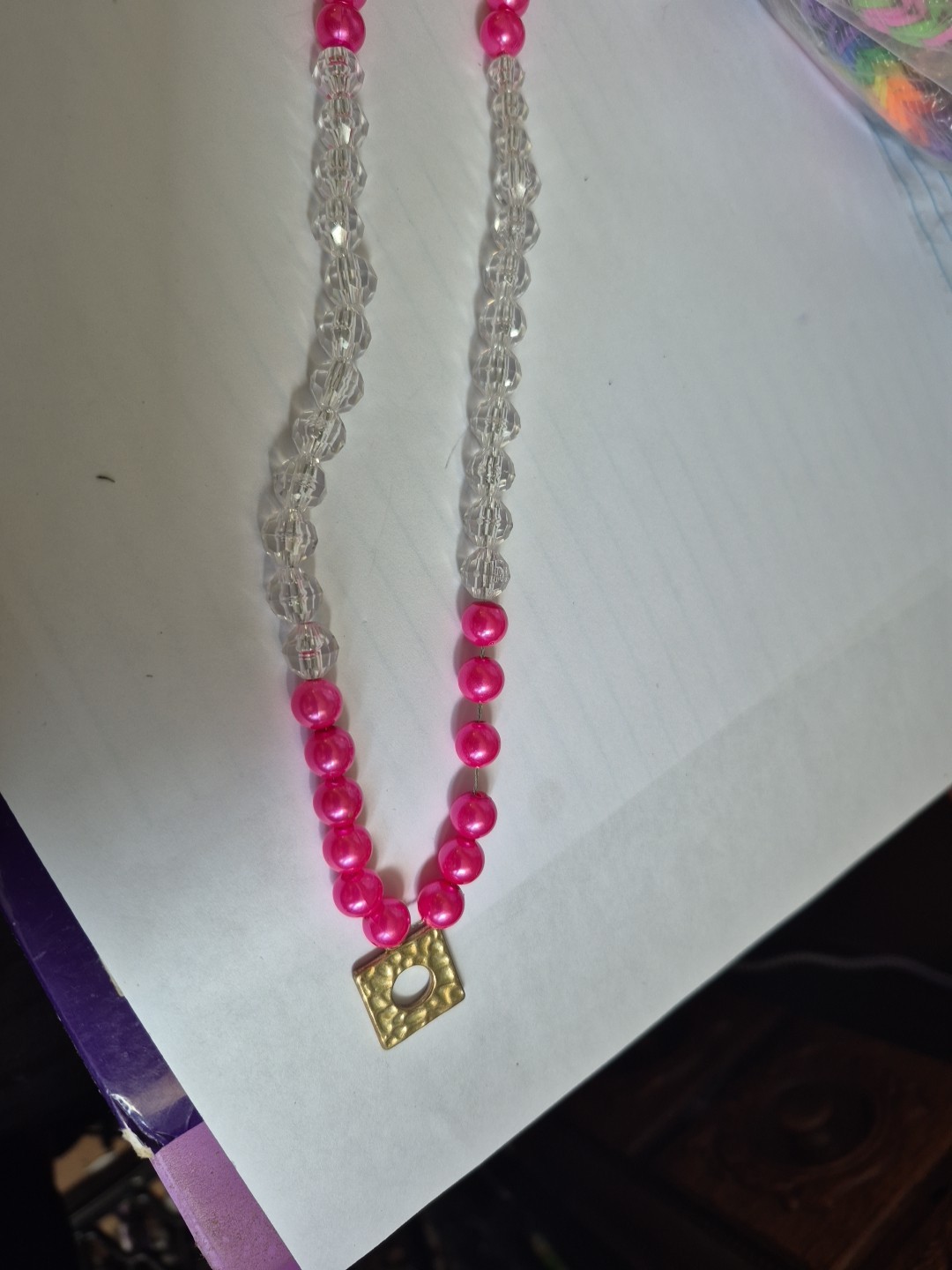 Beaded Necklace Handmade