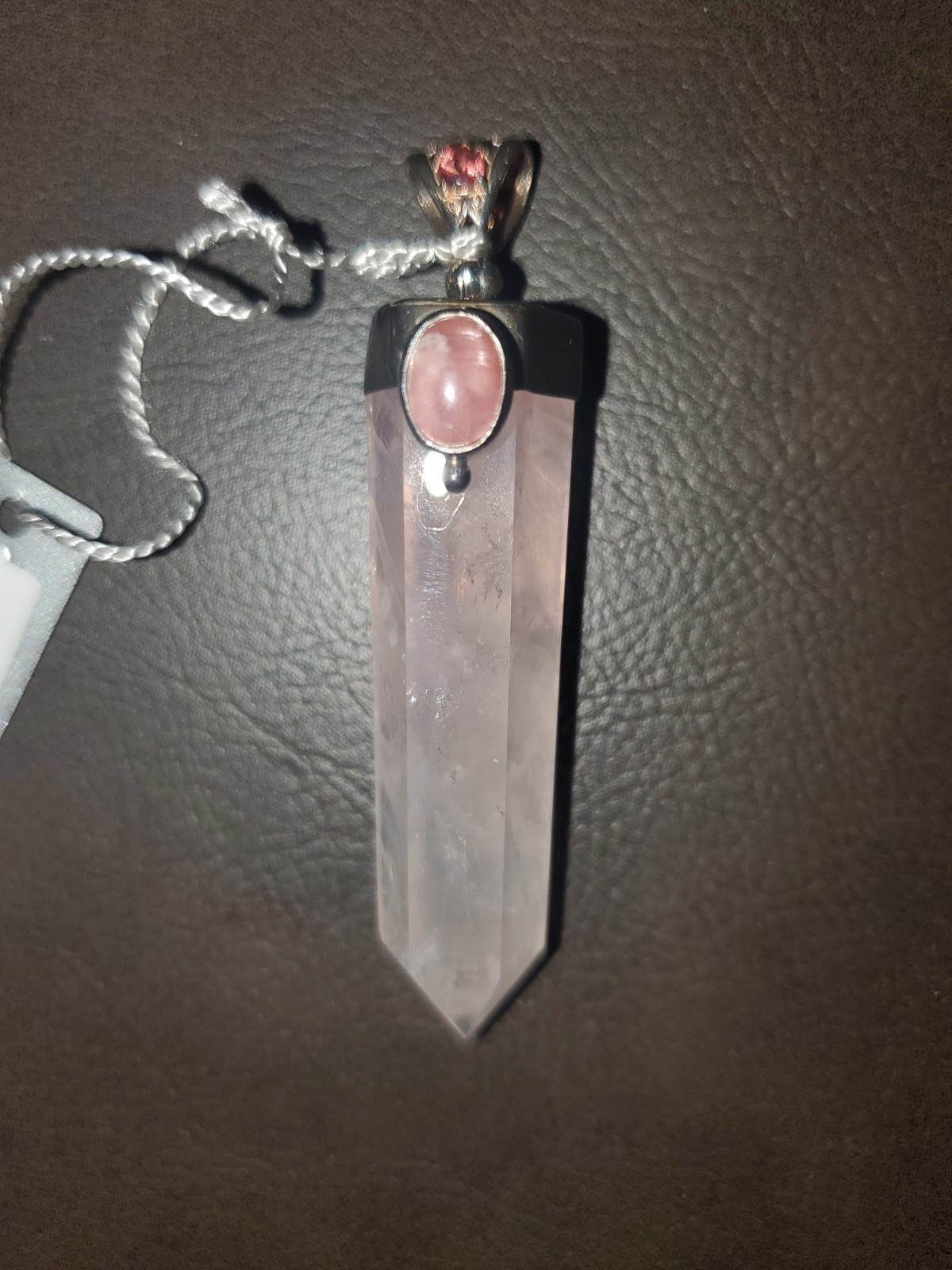 Starborn Creations Rose Quartz, Rhodochrosite And Garnet Pendant