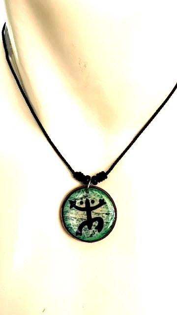 PUERTO RICO BORICUA COQUI TAINO UNISEX ADJUSTABLE NECKLACE PENDANT SOUVENIR