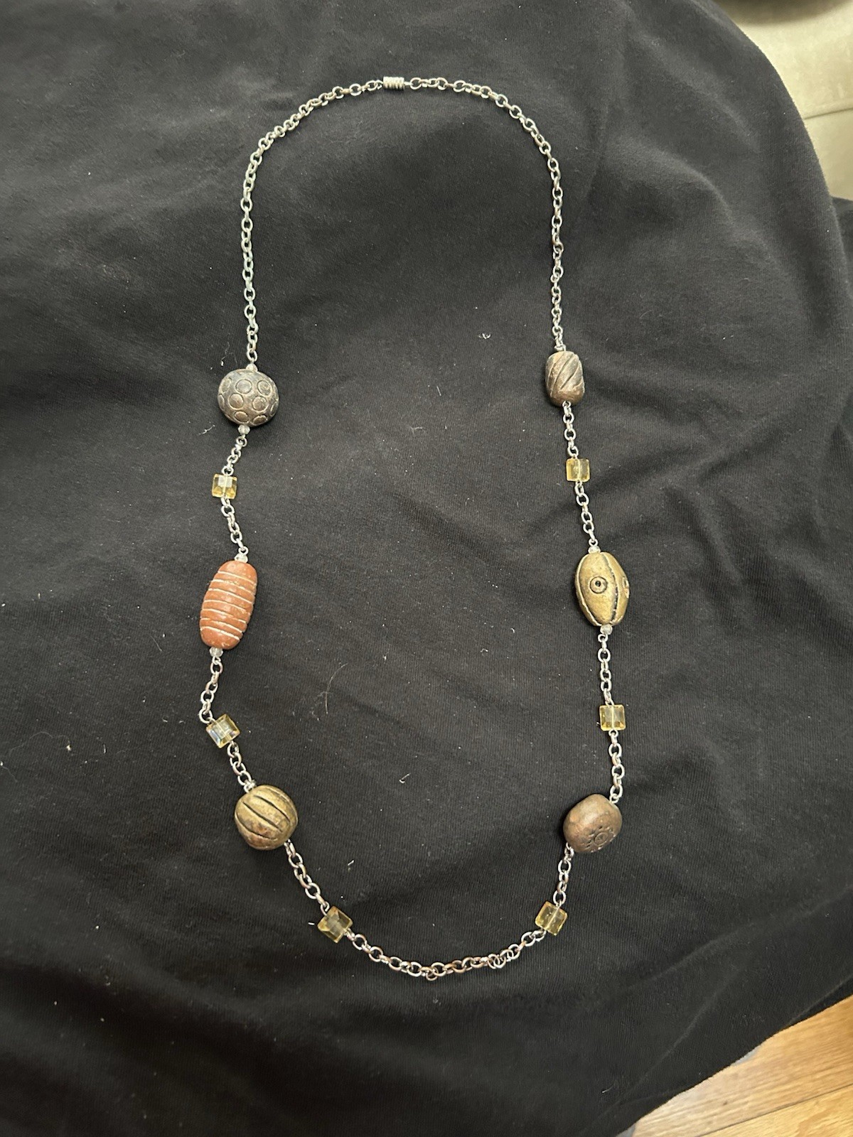 Unbranded Artisan-style Beaded Style Necklace w Barrel Screw Clasp