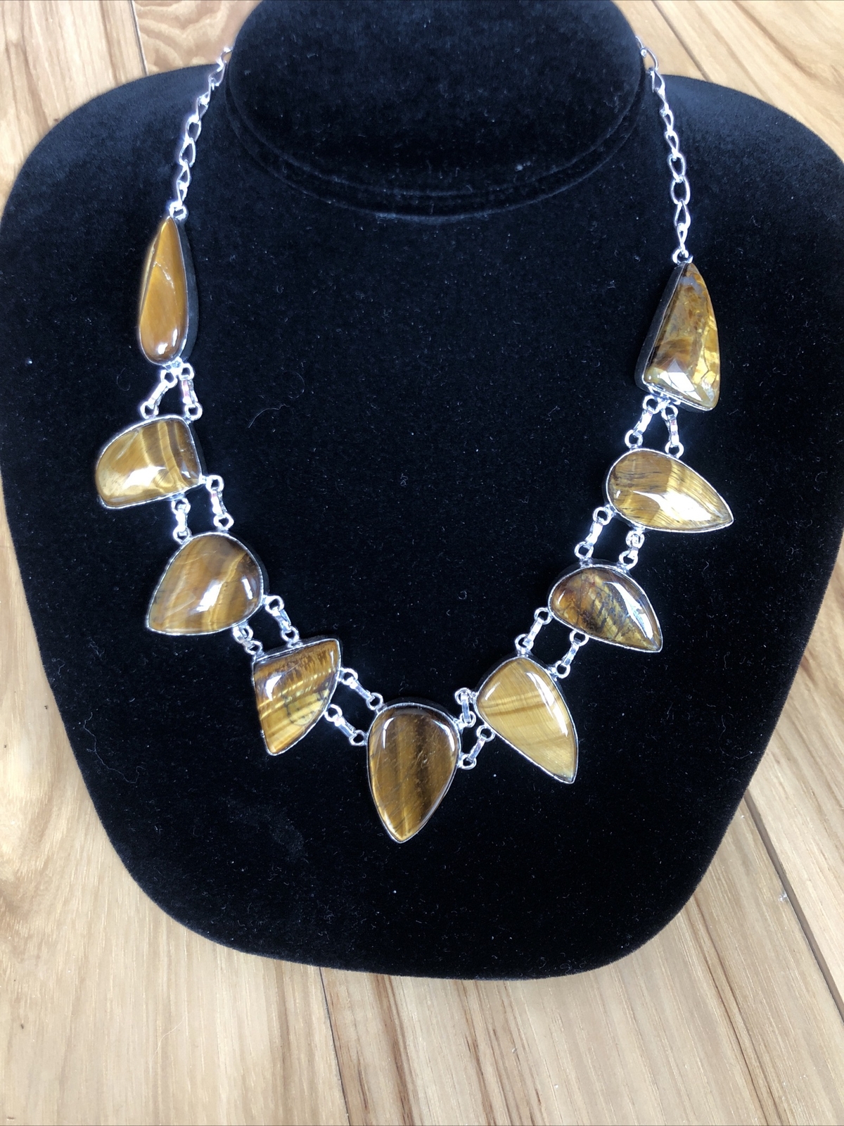 Tiger’s Eye Old Southwest Style Artisan Handcrafted Necklace 18”-20”