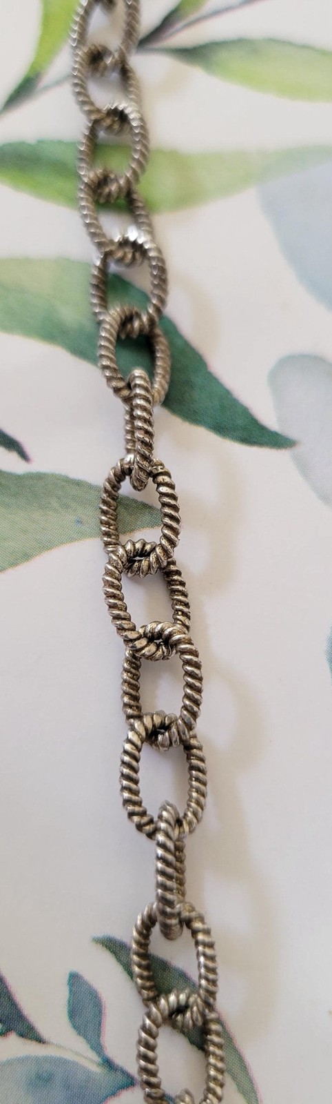 Vintage Judith Ripka Sterling Silver Key Heart Padlock Triple Charm Pendant Cabl