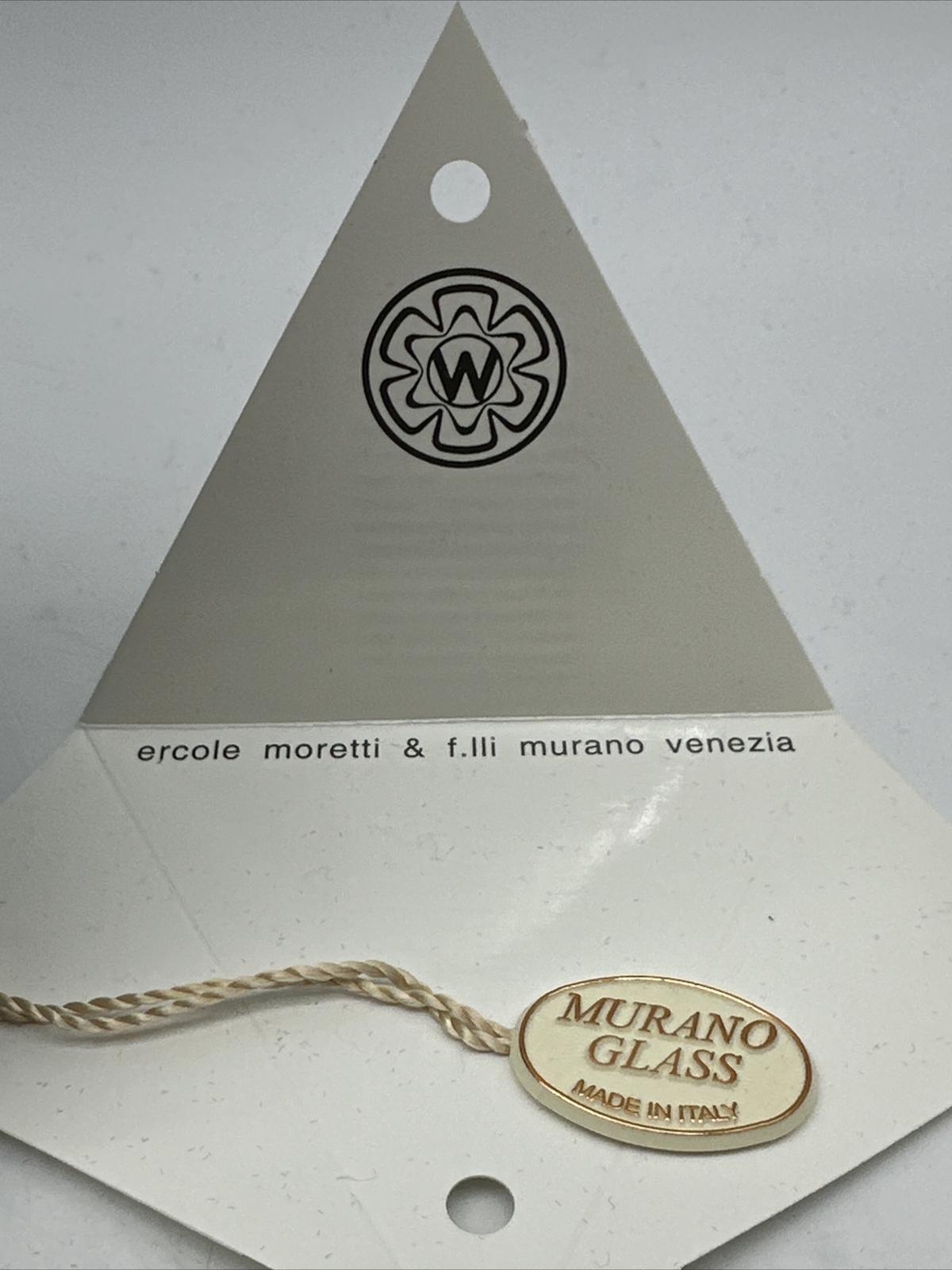 Murano Glass Pendant Necklace 25mm Venetian Clear Art Jewelry (MZ-13)