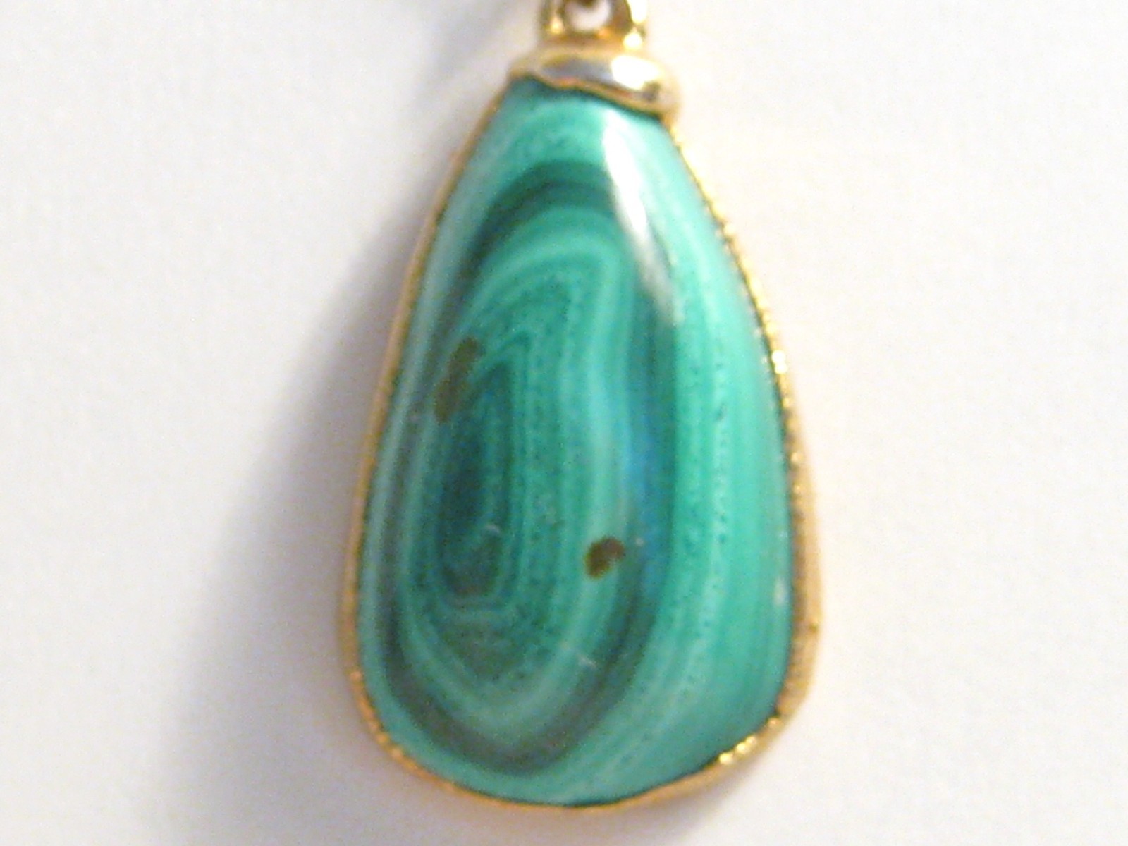 Malachite Free Form Pendant M418