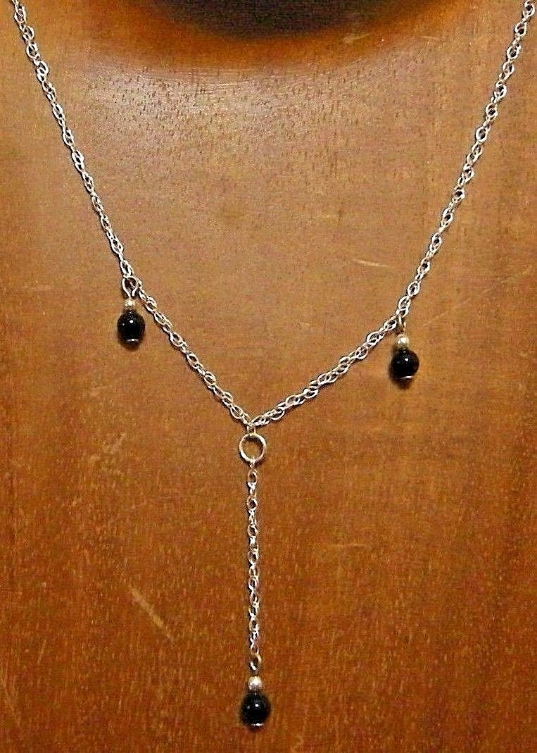 Sterling Silver Gemstone Lariat Necklace…Name Your Stone…Handmade USA