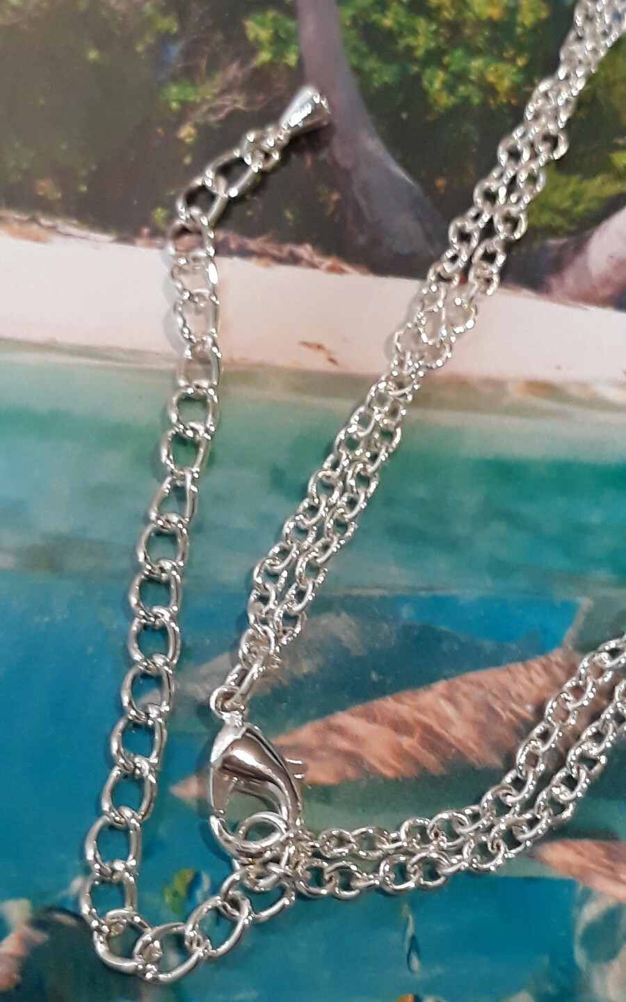 Circle and Hammered Teardrop Pendant Necklace and Matching Earrings