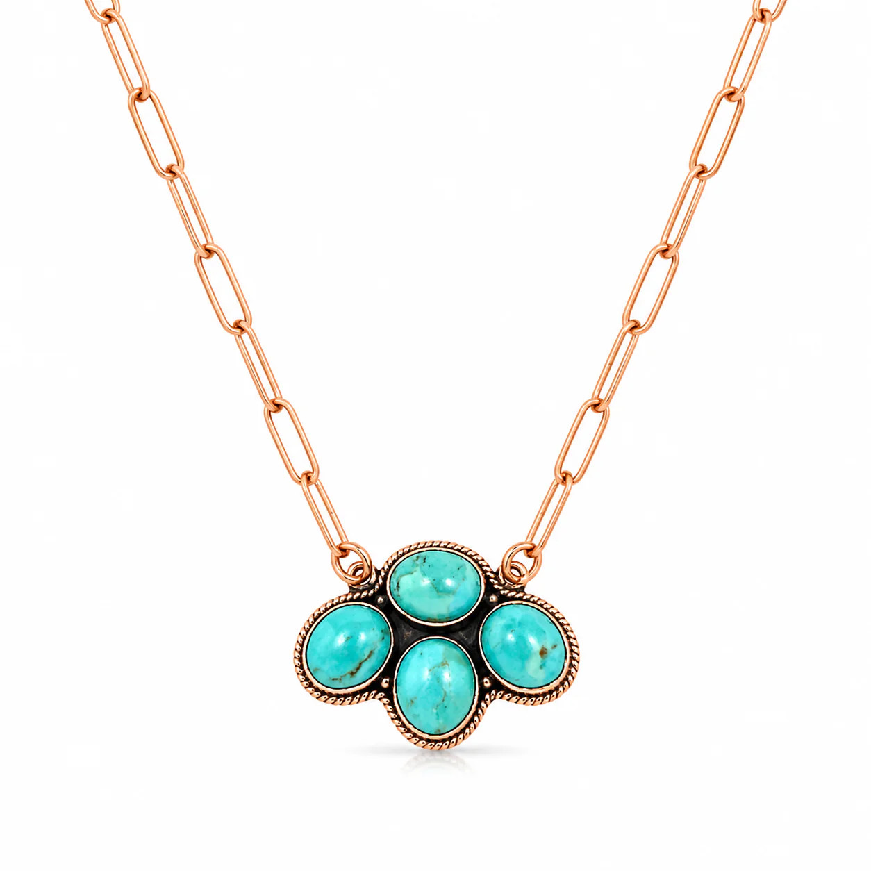 Mojave Turquoise Pure Copper Necklace