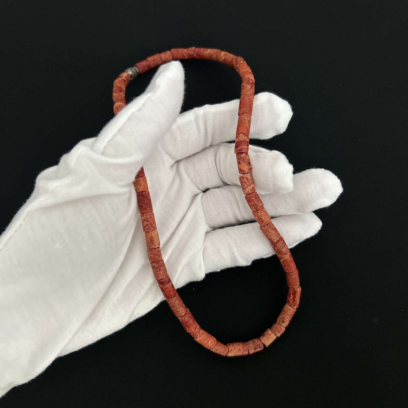 Natural Red Coral necklace/Choker, pre-owned, from my necklace collection