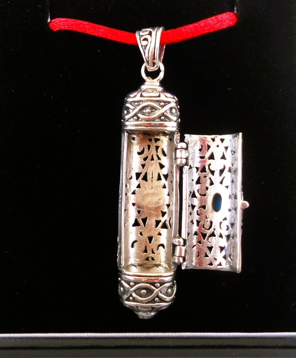 Handmade Sterling Silver Peridot Keepsake Locket Pendant