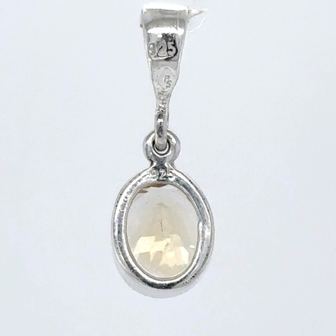 Facetted Yellow CITRINE Spider Pendant 925 STERLING SILVER Genuine Natural #66