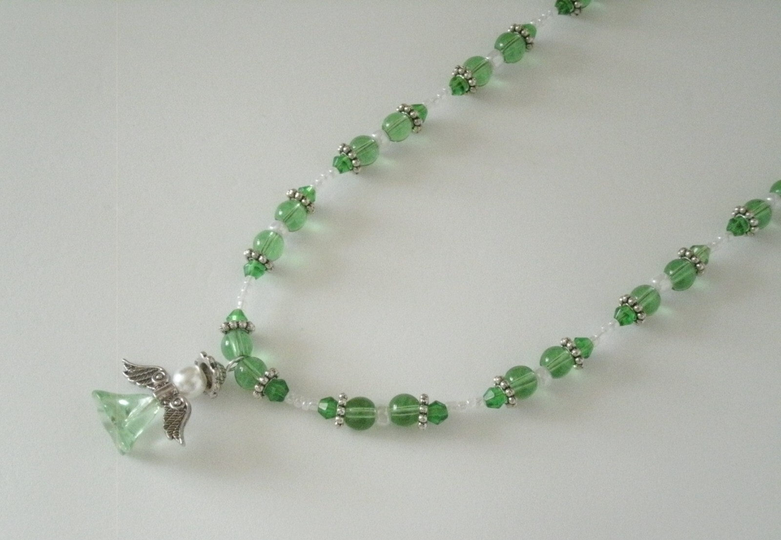 Green Fairy Necklace victorian edwardian celtic fairytale fantasy elven magic