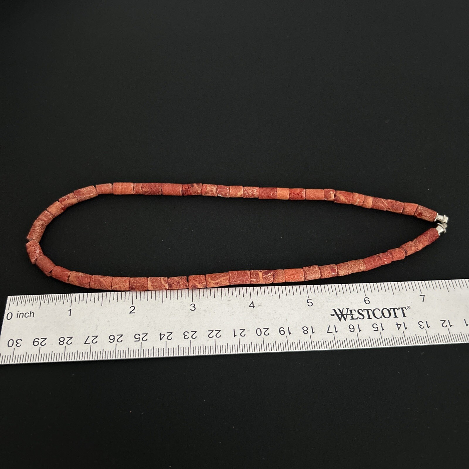 Natural Red Coral necklace/Choker, pre-owned, from my necklace collection