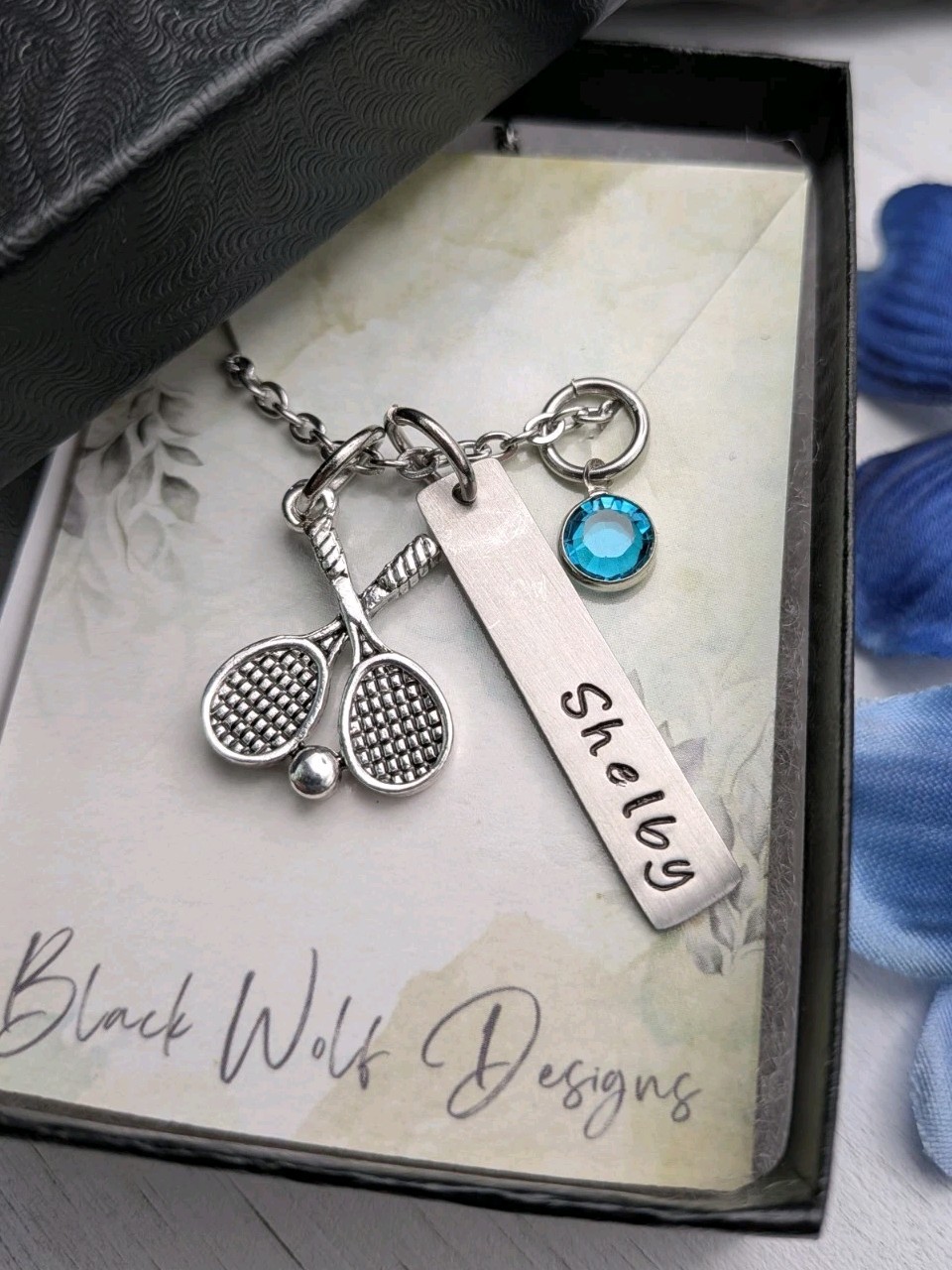 Tennis Necklace, Girls Tennis Gift, Custom Jewelry