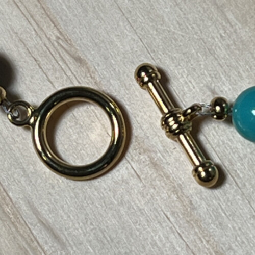 Womens Sea Sediment Jasper Necklace – Blue Sea Sediment Jasper Necklace