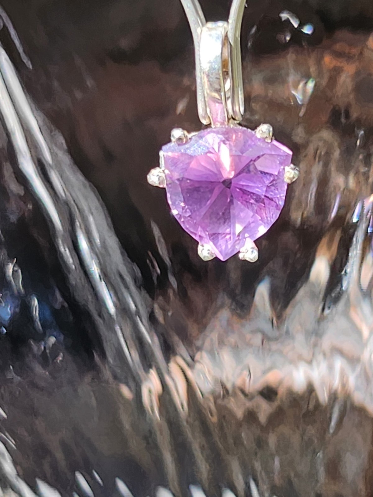 Trillian Cut Amethyst Pendant