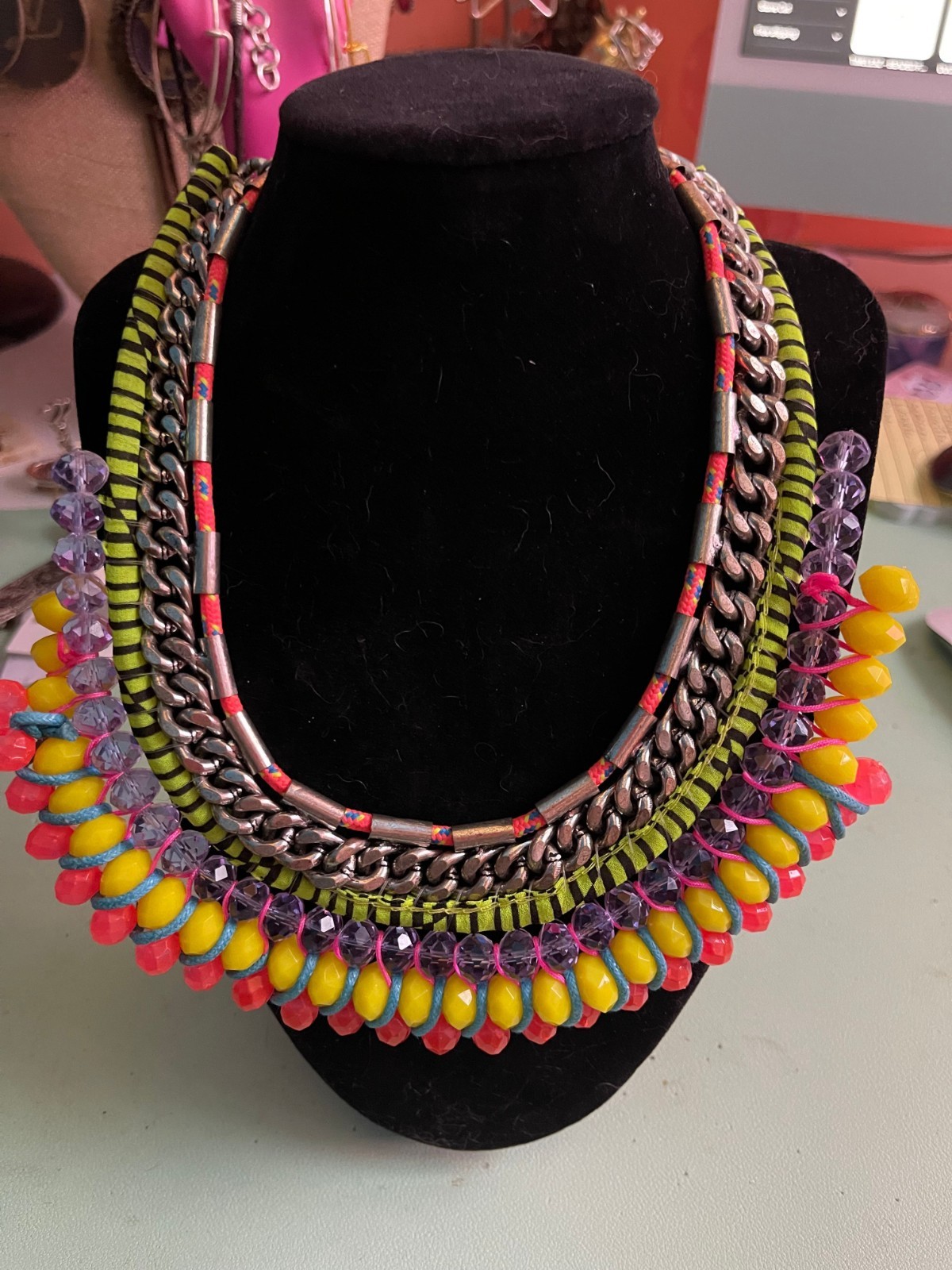 zara women’s tribal necklace