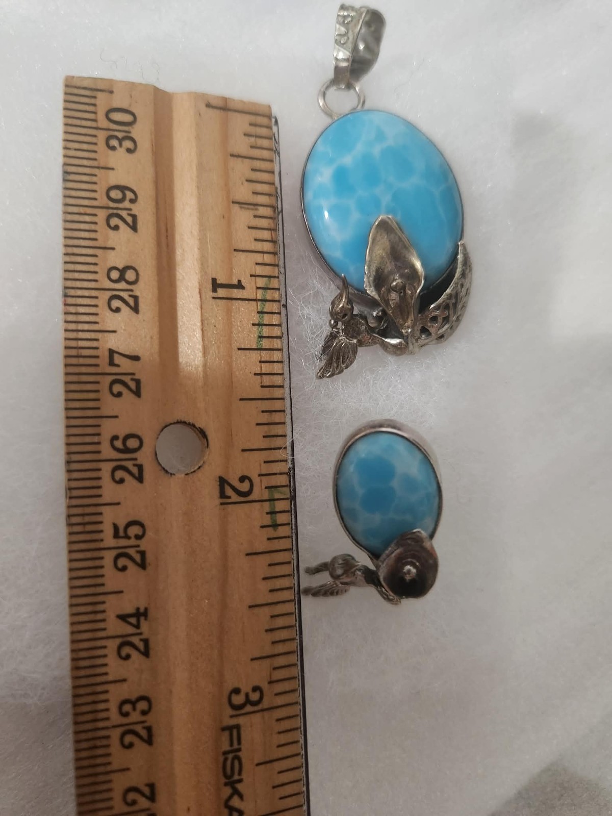 Vintage Mexican 925 Silver Hummingbird Set Pendant Earrings Adjustable Ring