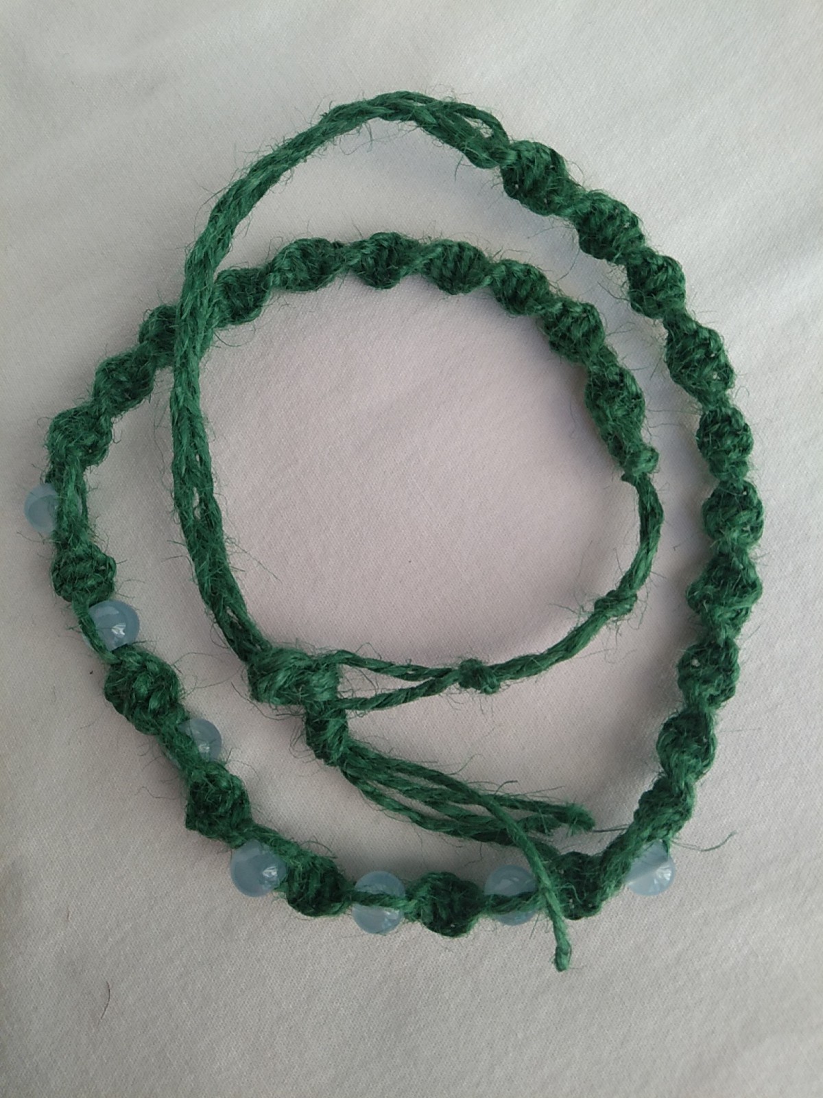 HEMP Surf style Hippie BOHO NECKLACE 22″ Unisex Braid USA Gift Seller New