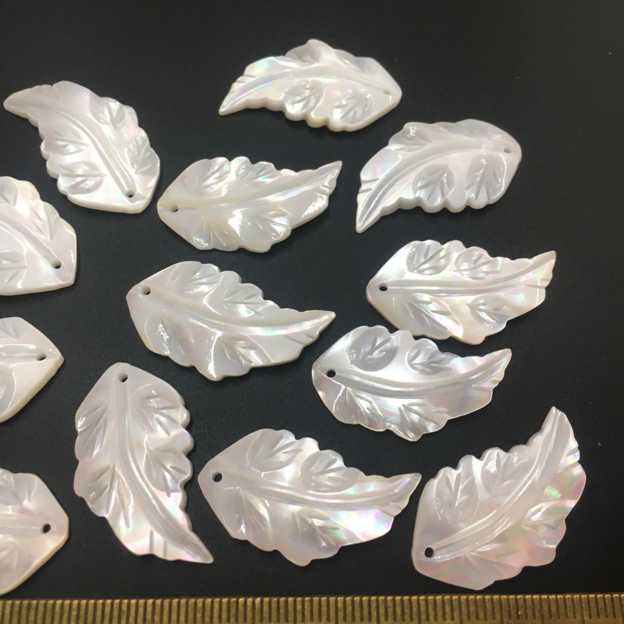 10pcs Faux Shell Pendant Accessories DIY Jewelry Earrings Materials with Hole