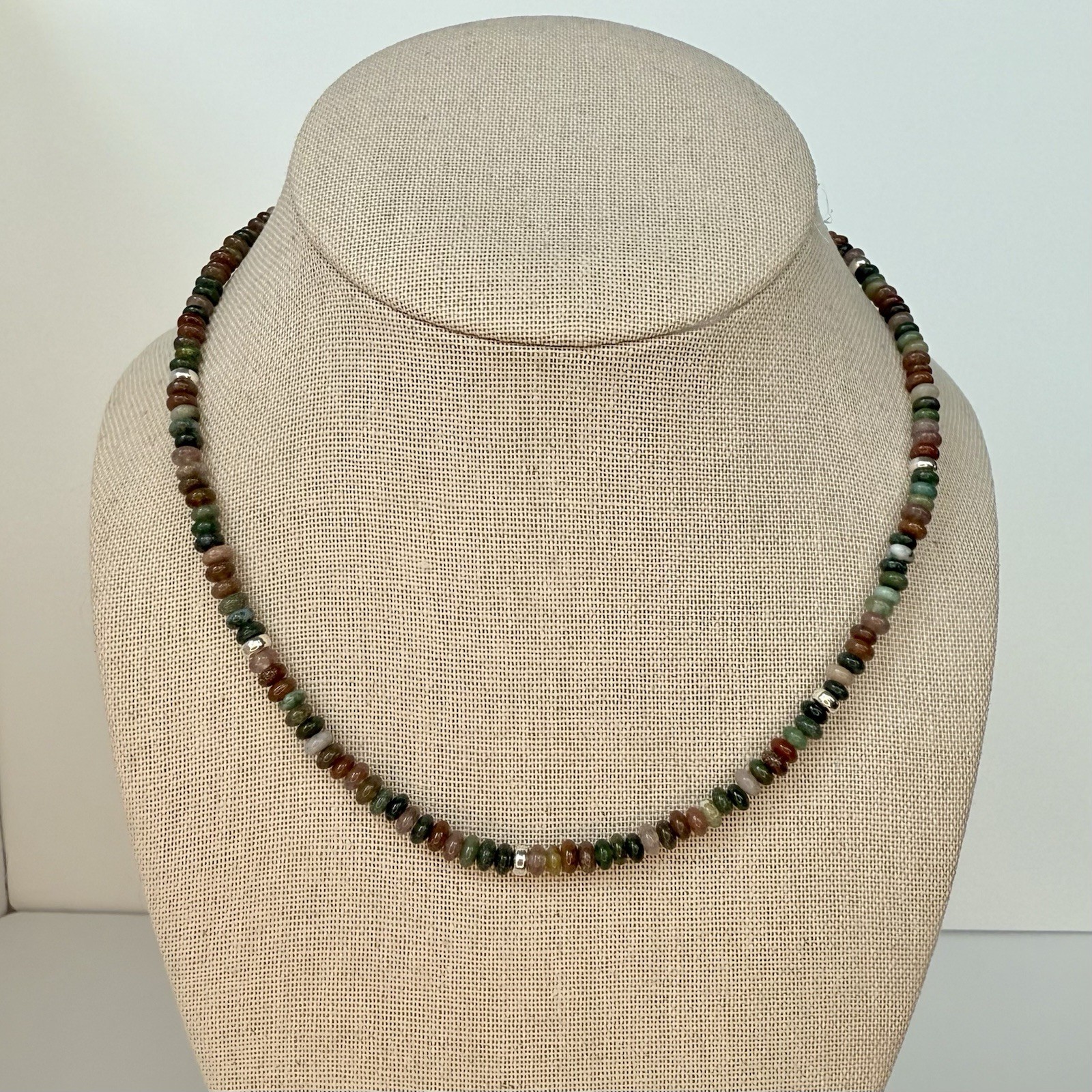 Unique Handmade Fancy Jasper Beaded Necklace