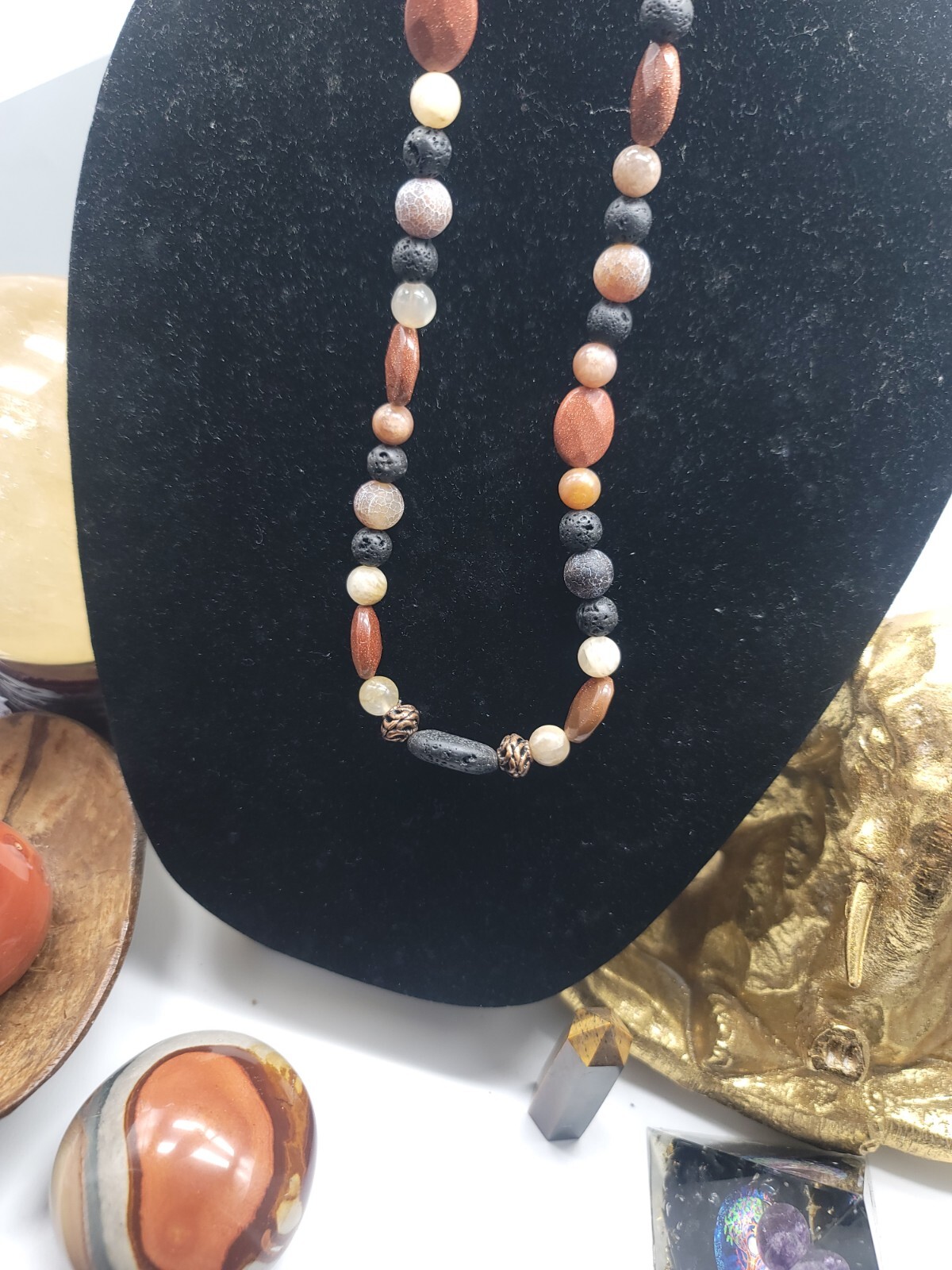 HUGE SALE 🔥Handmade chakra diffuser multistone beaded Necklace