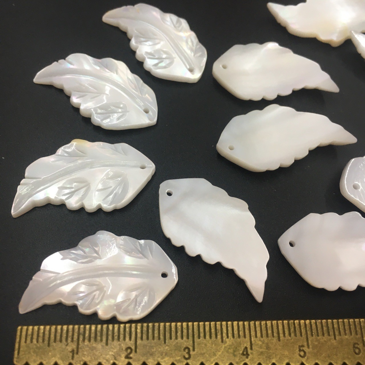 10pcs Faux Shell Pendant Accessories DIY Jewelry Earrings Materials with Hole