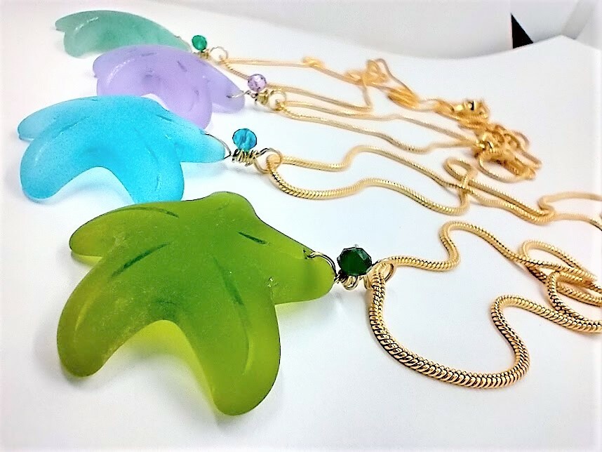 Handcrafted Sea Glass Necklace, Antique, Gift For Her, Beach Jewelry