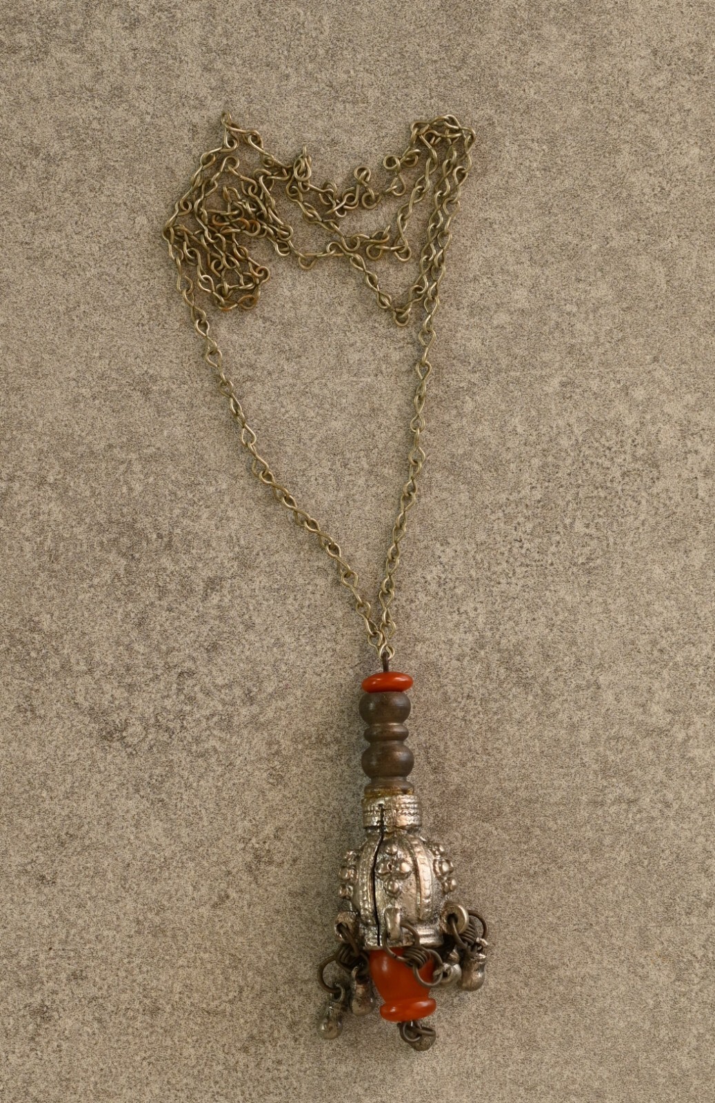 Yemen Jewish ethnic Silver necklace HANDMADE, estimated from 1920 300822