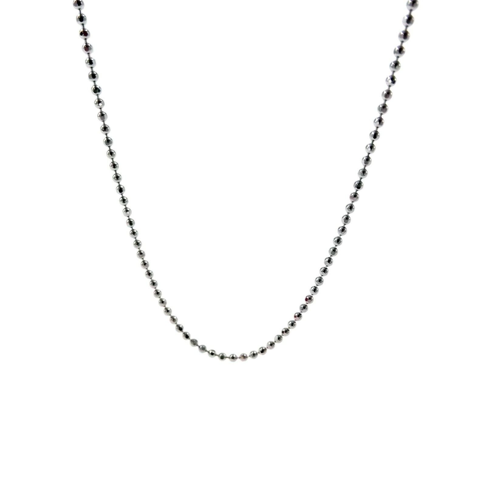 925 Silver Ball Necklace Military Chain Long Chain For Men Or Women
