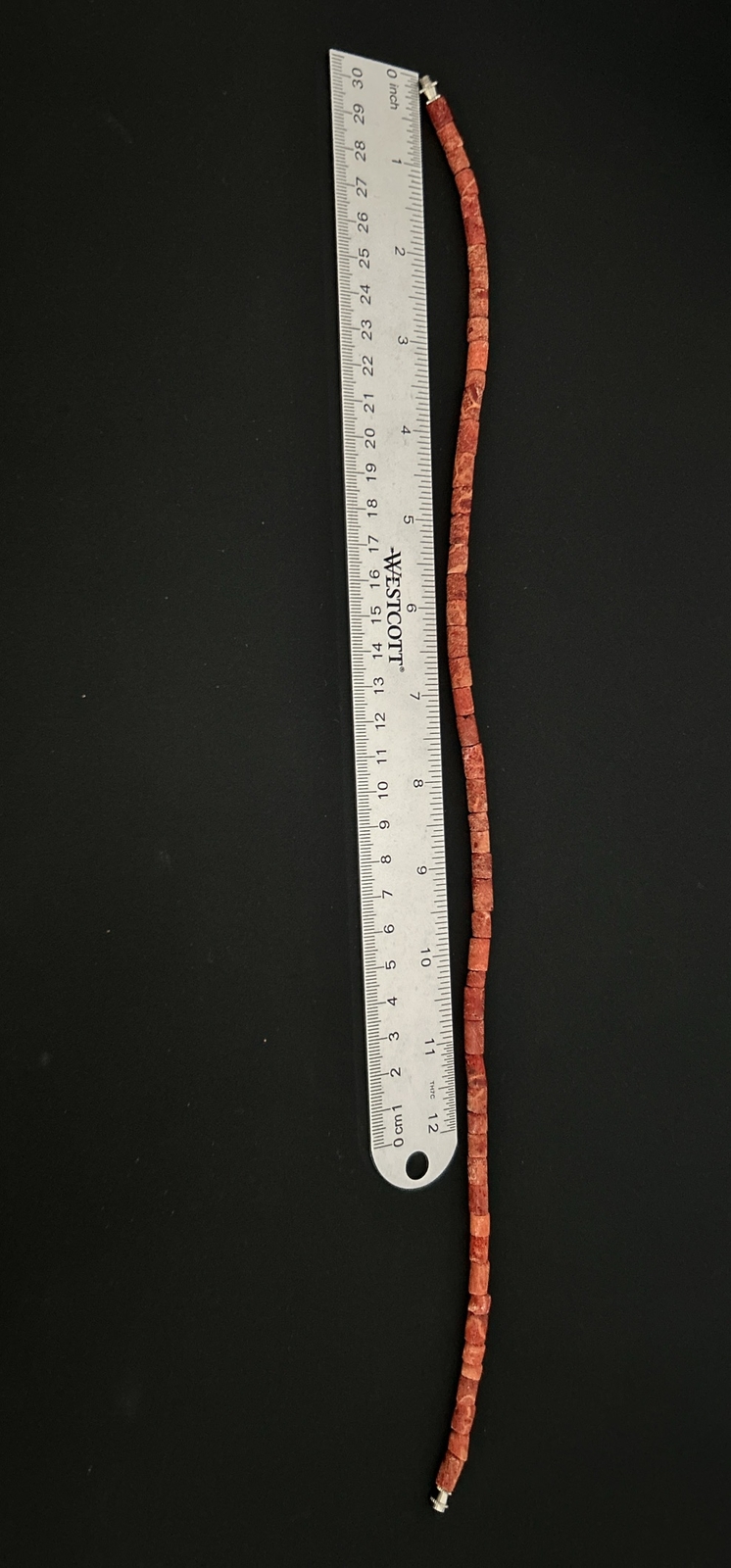 Natural Red Coral necklace/Choker, pre-owned, from my necklace collection
