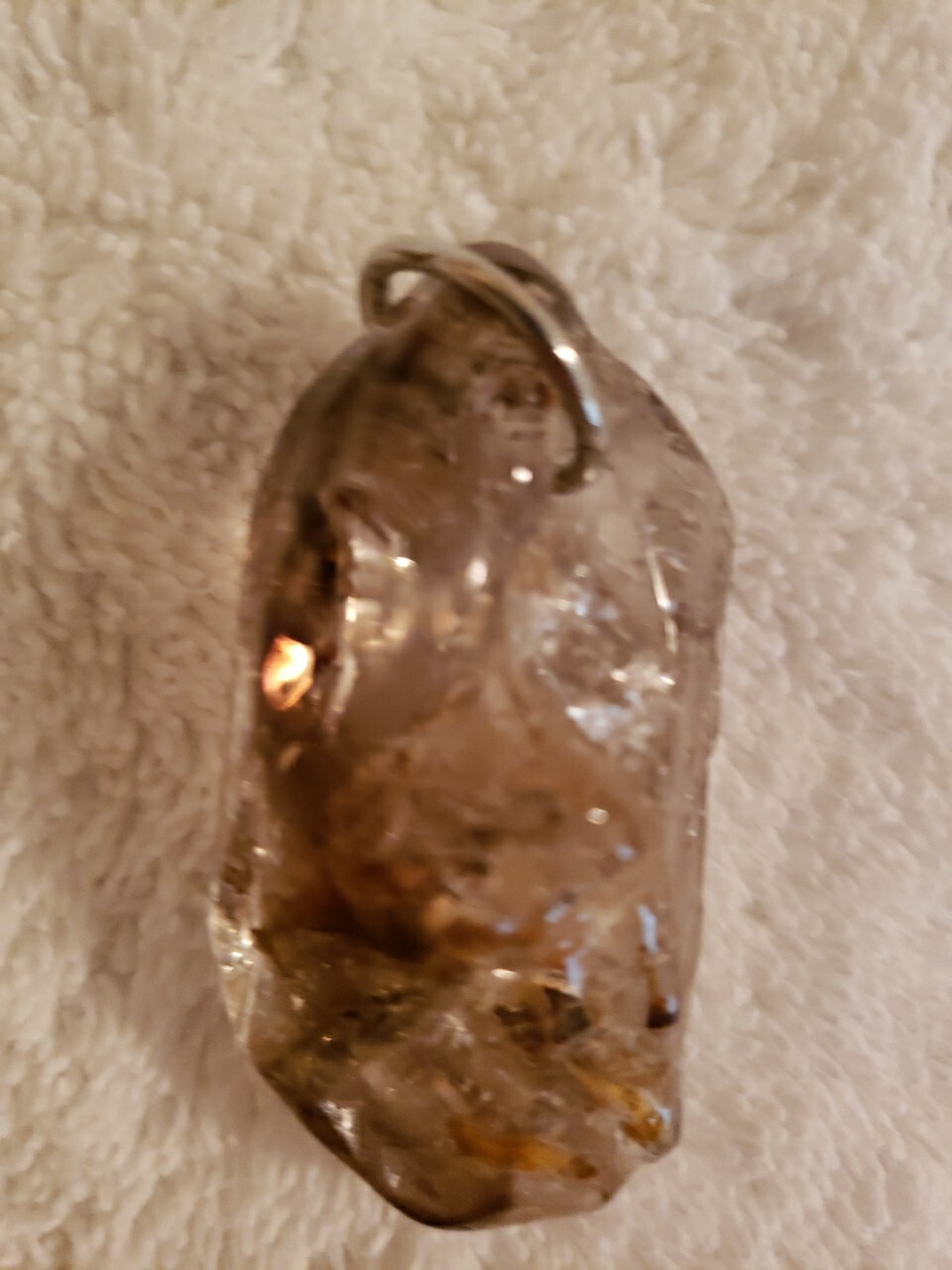 Smokey Quartz Crystal Pendant