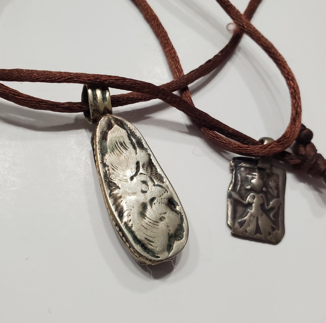 HANDMADE METAL NECKLACE ARTISAN JEWELRY ART UNKNOWN MAKER