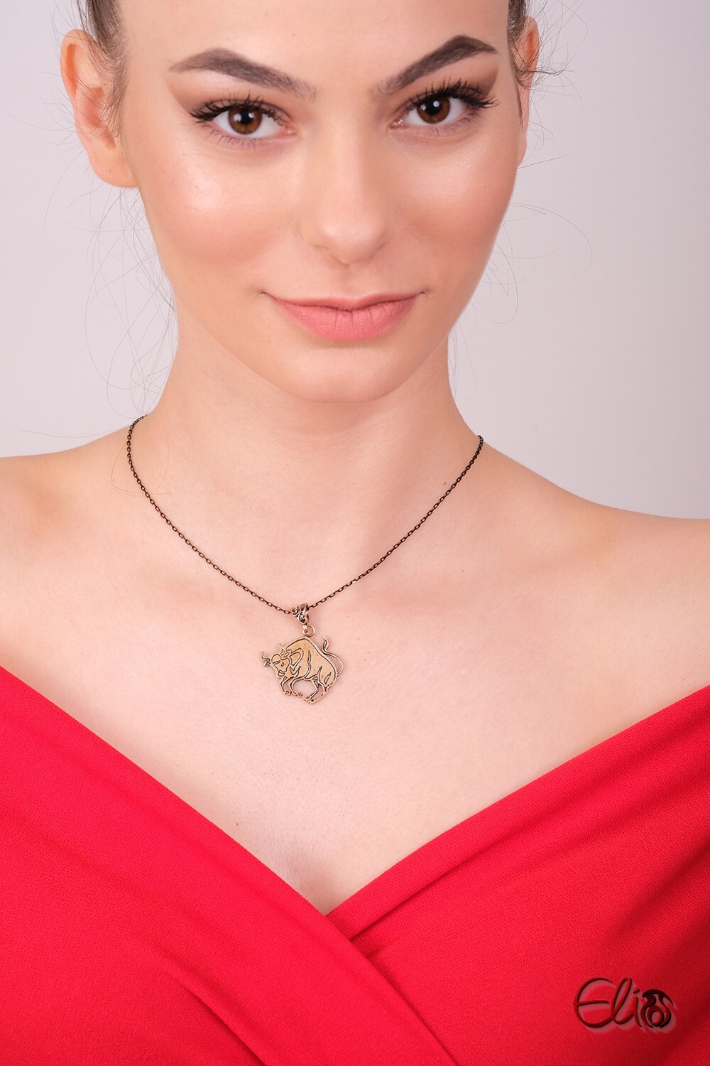 Women Necklace | Taurus Sign Zodiac Vintage Style Pendant