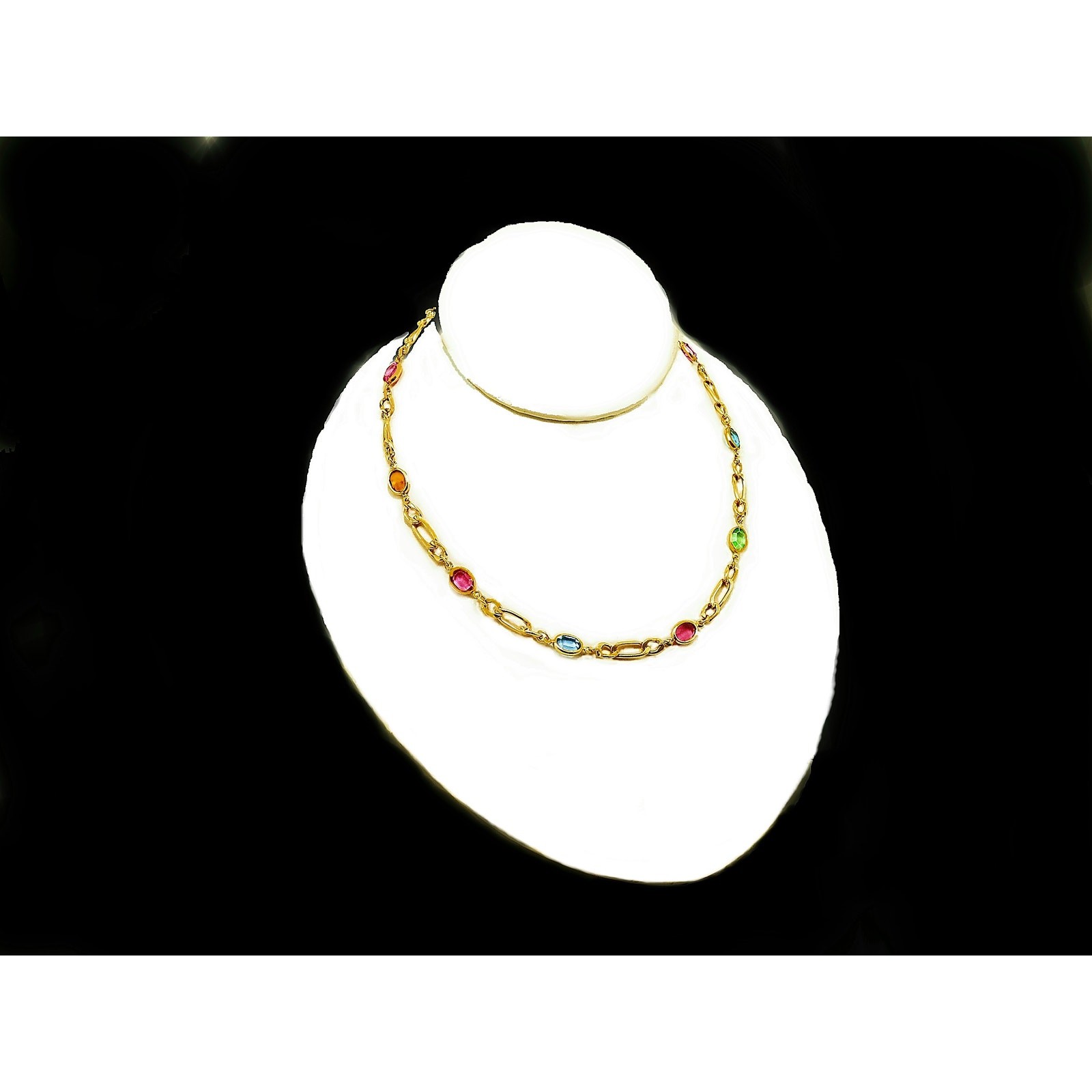 Necklace Master Craftsmanship Austrian crystals 20″ Top 1-20 14K Gold Filled