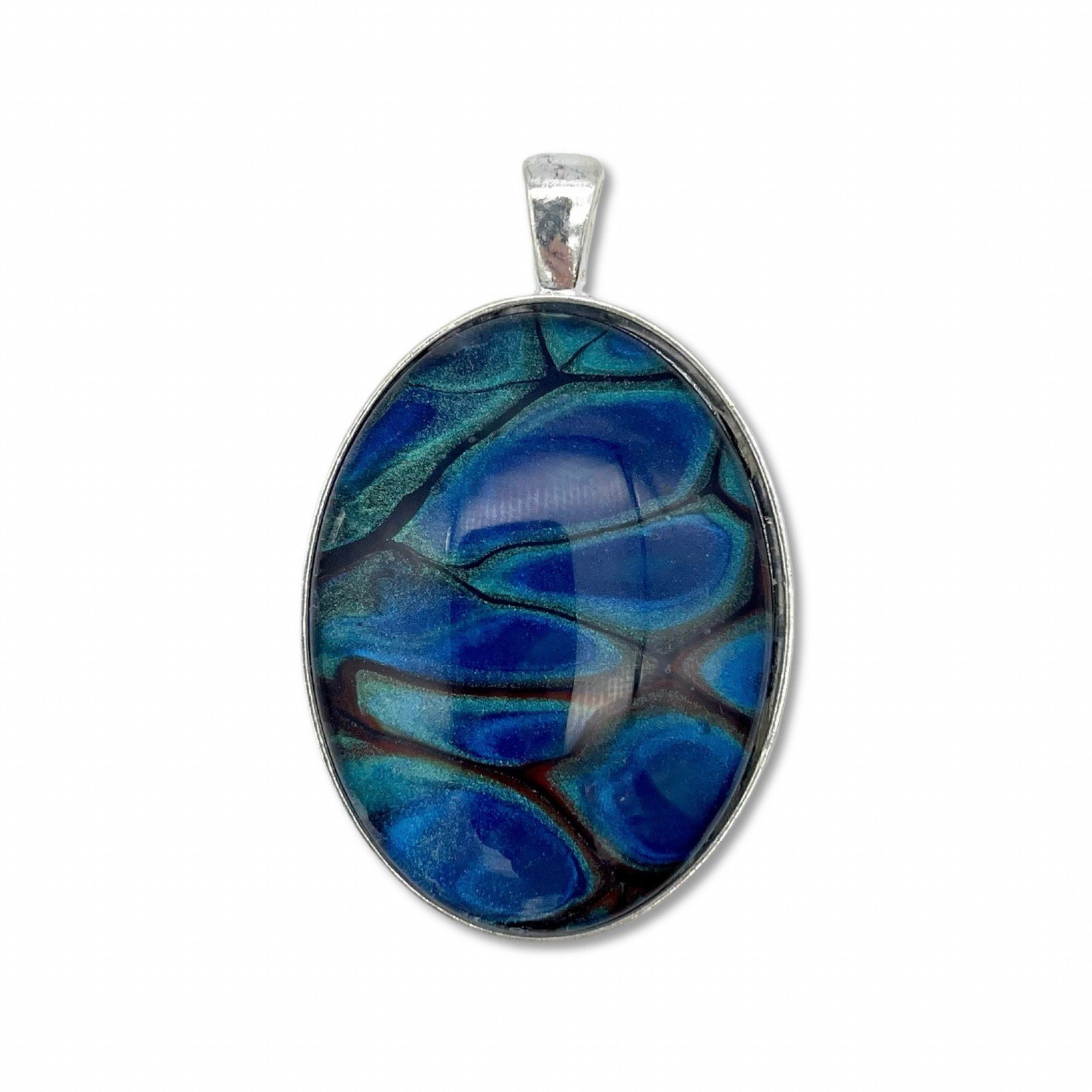 Acrylic Paint Skin Jewelry Pendant