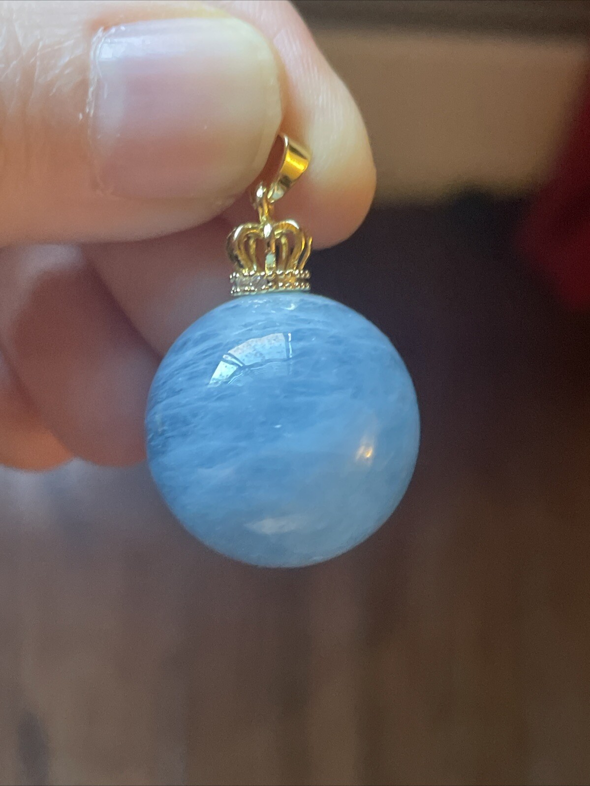 純天然海藍寶 Natural Aquamarine Pendant